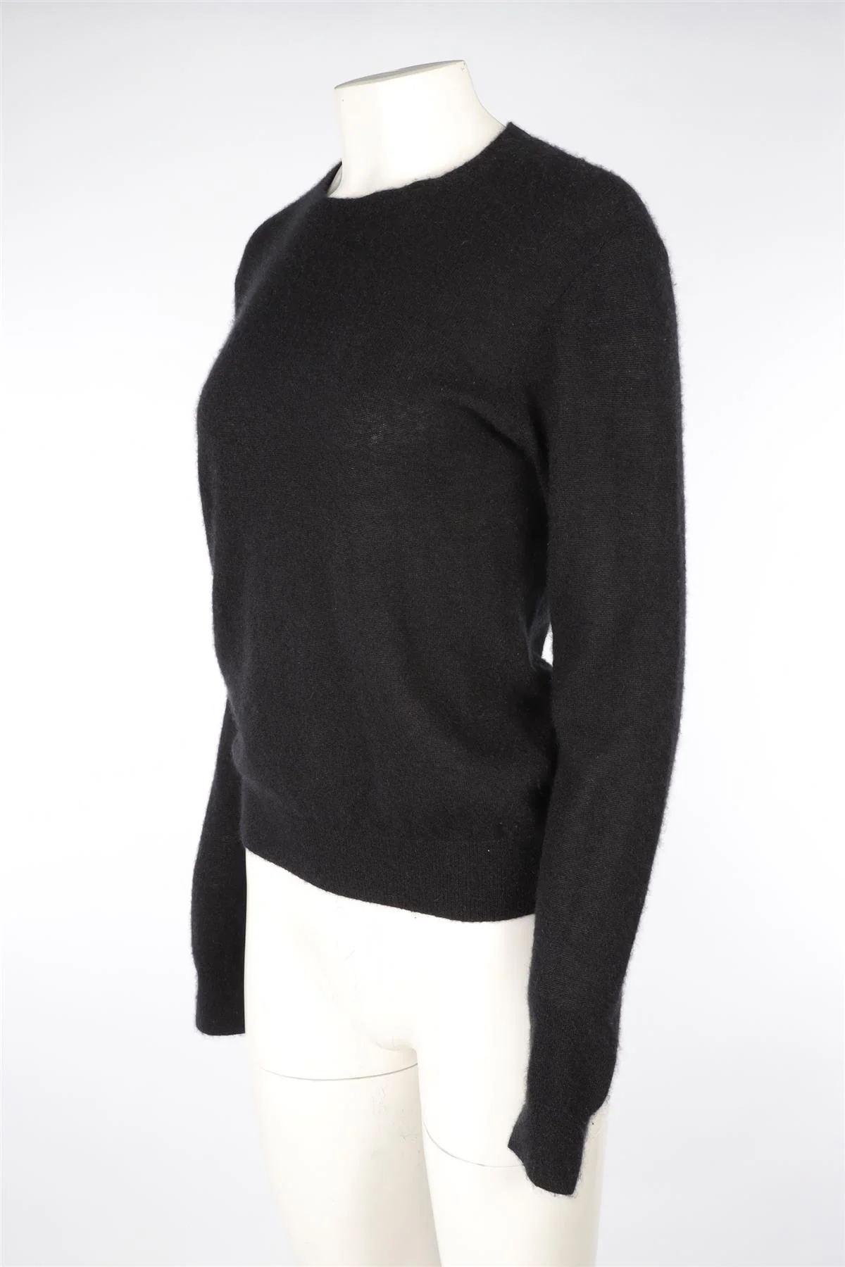 SAINT LAURENT BLACK MOHAIR SWEATER SMALL - Image 3