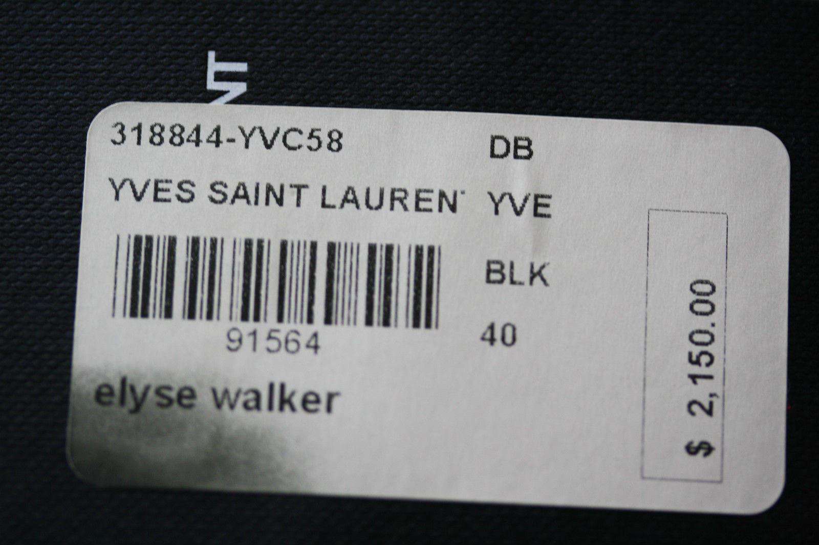 SAINT LAURENT BLACK TOP SHIRT FR 40 UK 12 - Image 6