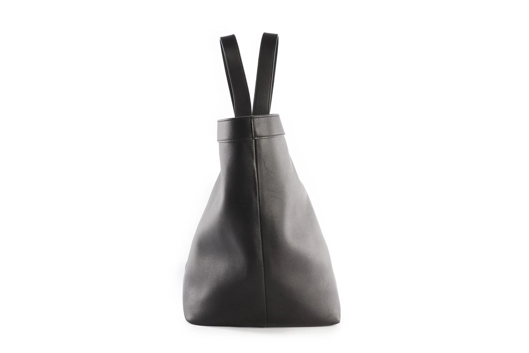 SAINT LAURENT BLACK Y LEATHER TOTE BAG - Image 4