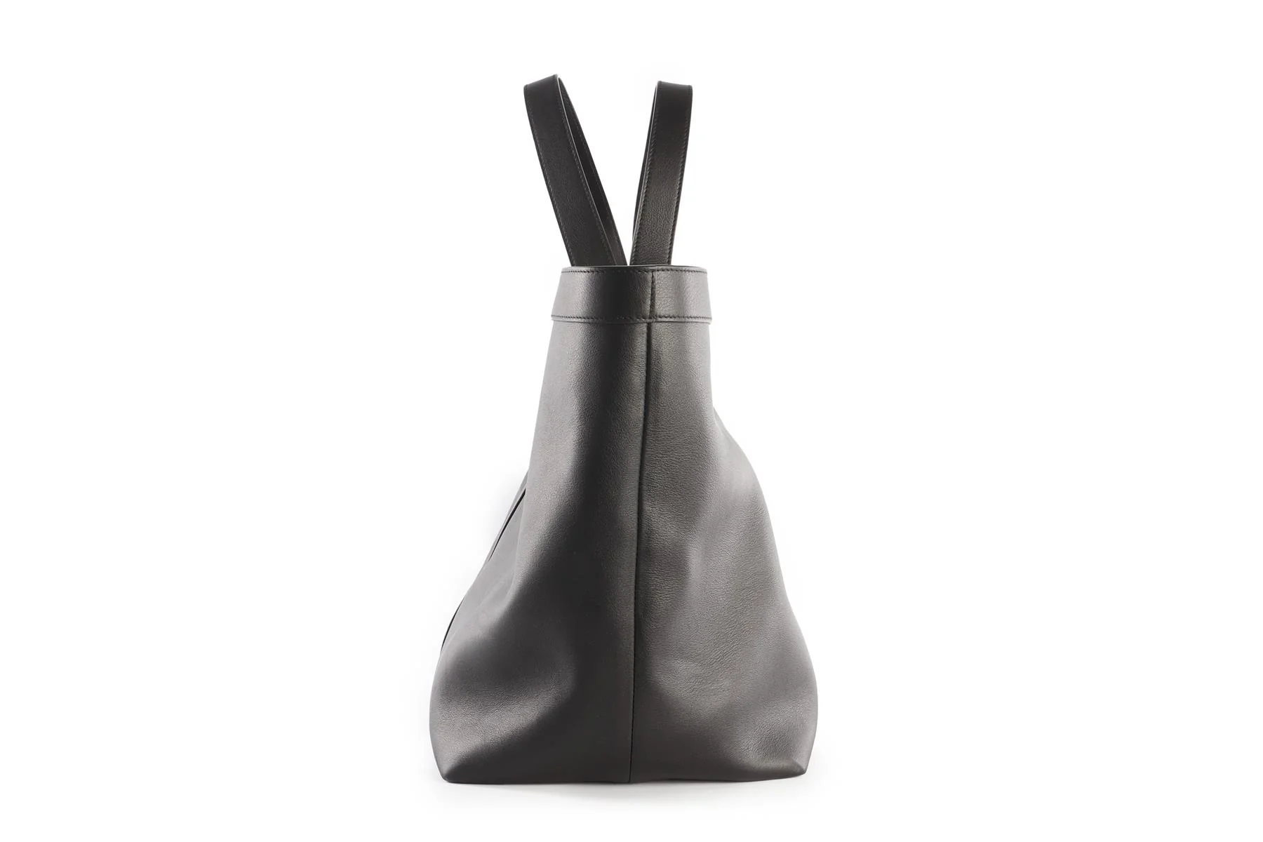 SAINT LAURENT BLACK Y LEATHER TOTE BAG - Image 5