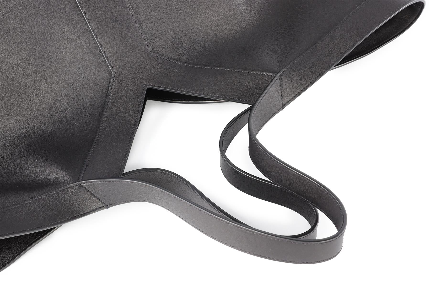 SAINT LAURENT BLACK Y LEATHER TOTE BAG - Image 8