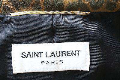 SAINT LAURENT CLASSIC CURTIS LEOPARD-PRINT FRINGE JACKET UK 8 - Image 10