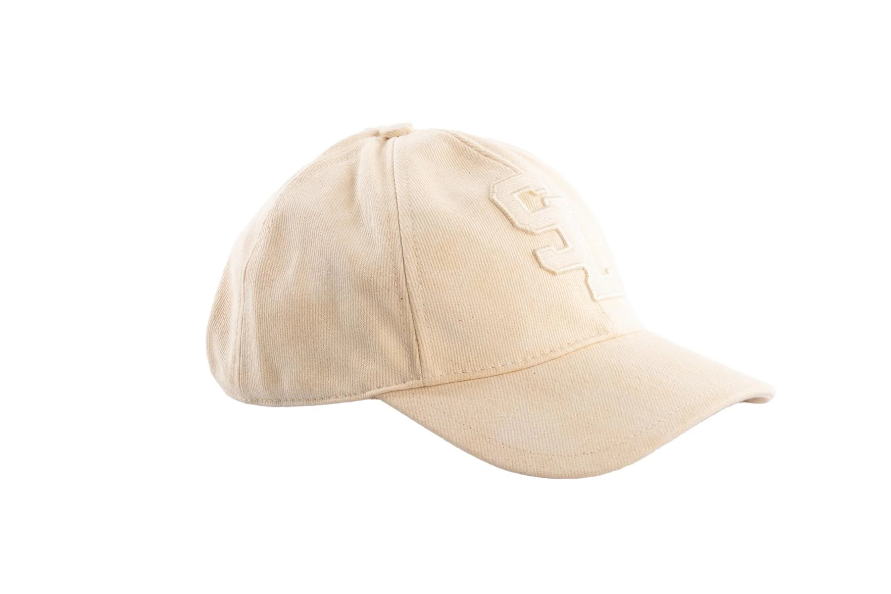 SAINT LAURENT CREAM COTTON BASEBELL CAP 57 CM - Image 2