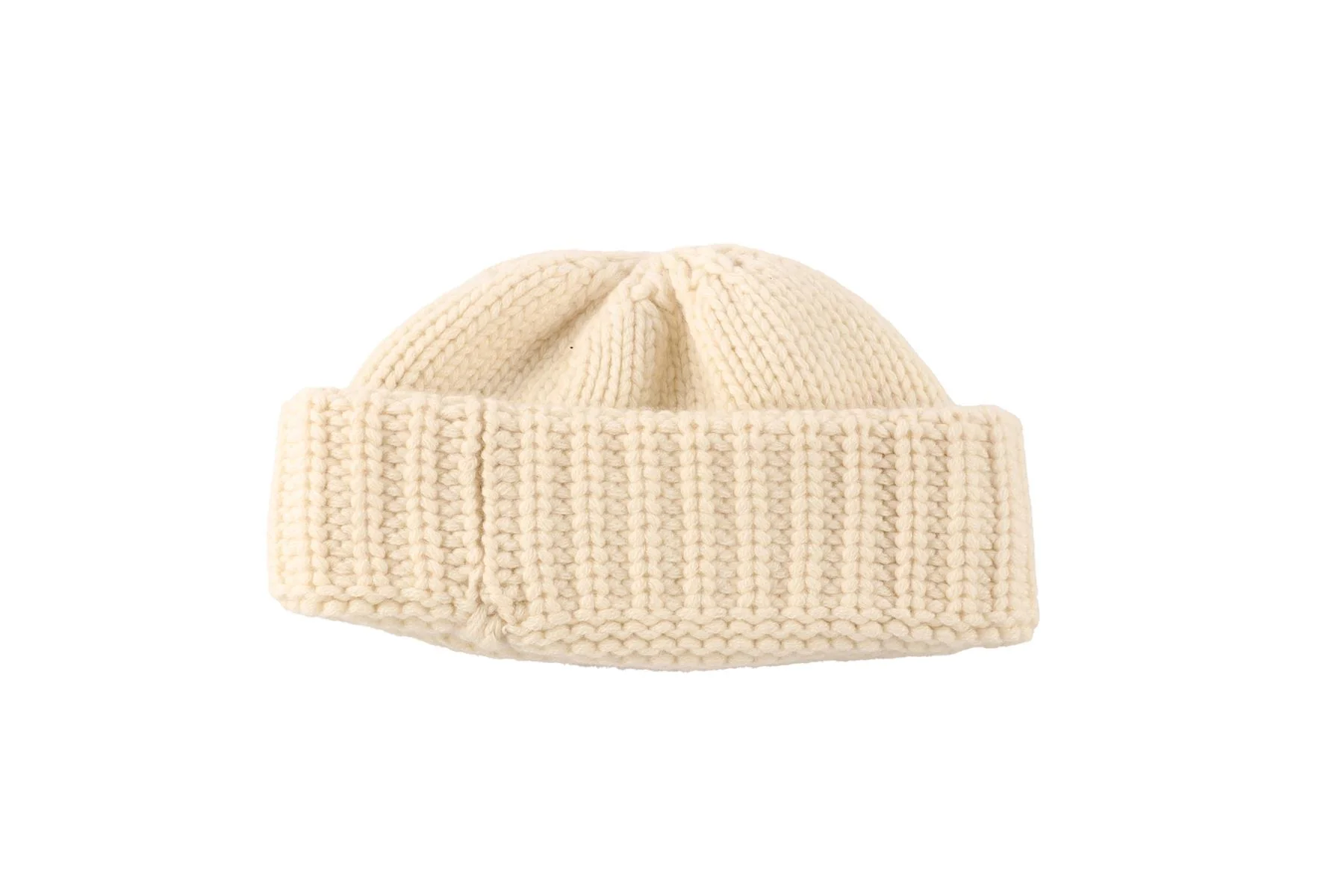 SAINT LAURENT CREAM WOOL BEANIE MEDIUM - Image 3