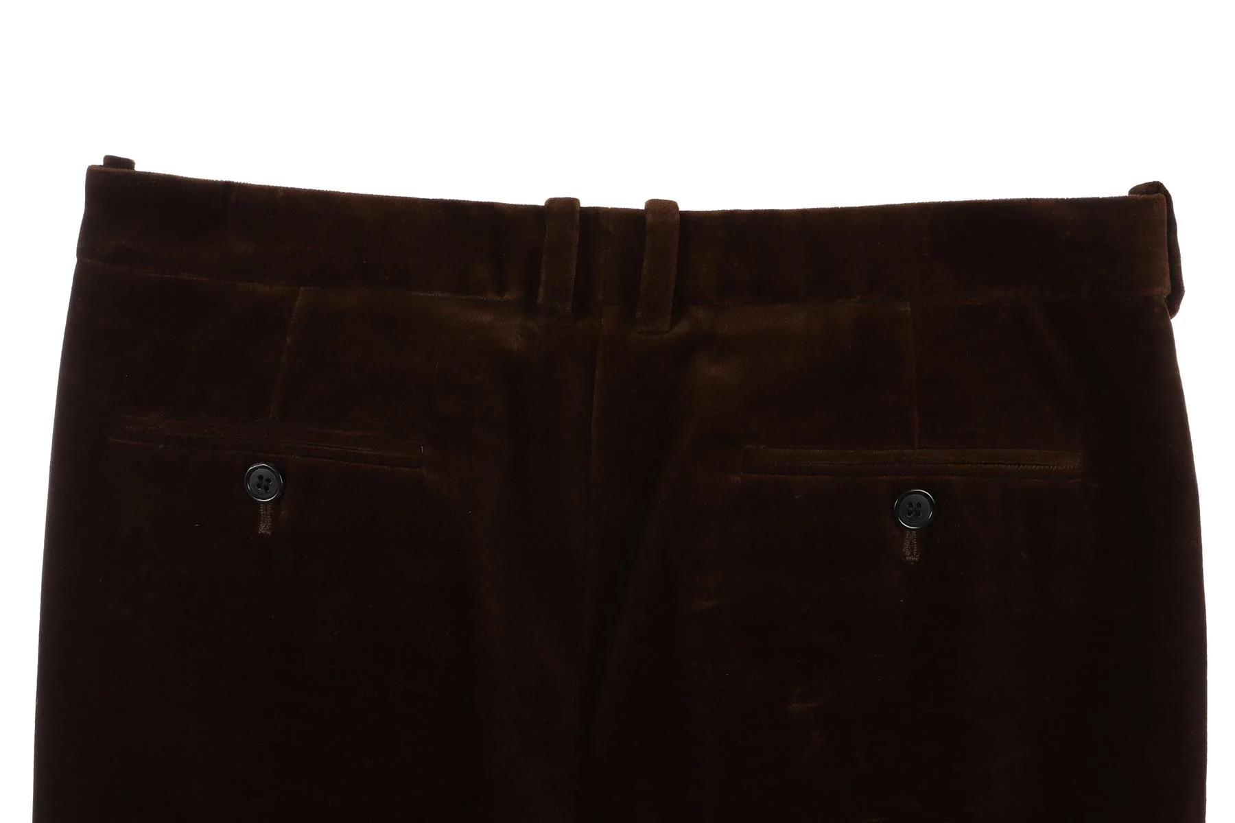 SAINT LAURENT GREEN VELVET STRAIGHT LEG PANTS FR 38 UK 10 - Image 5