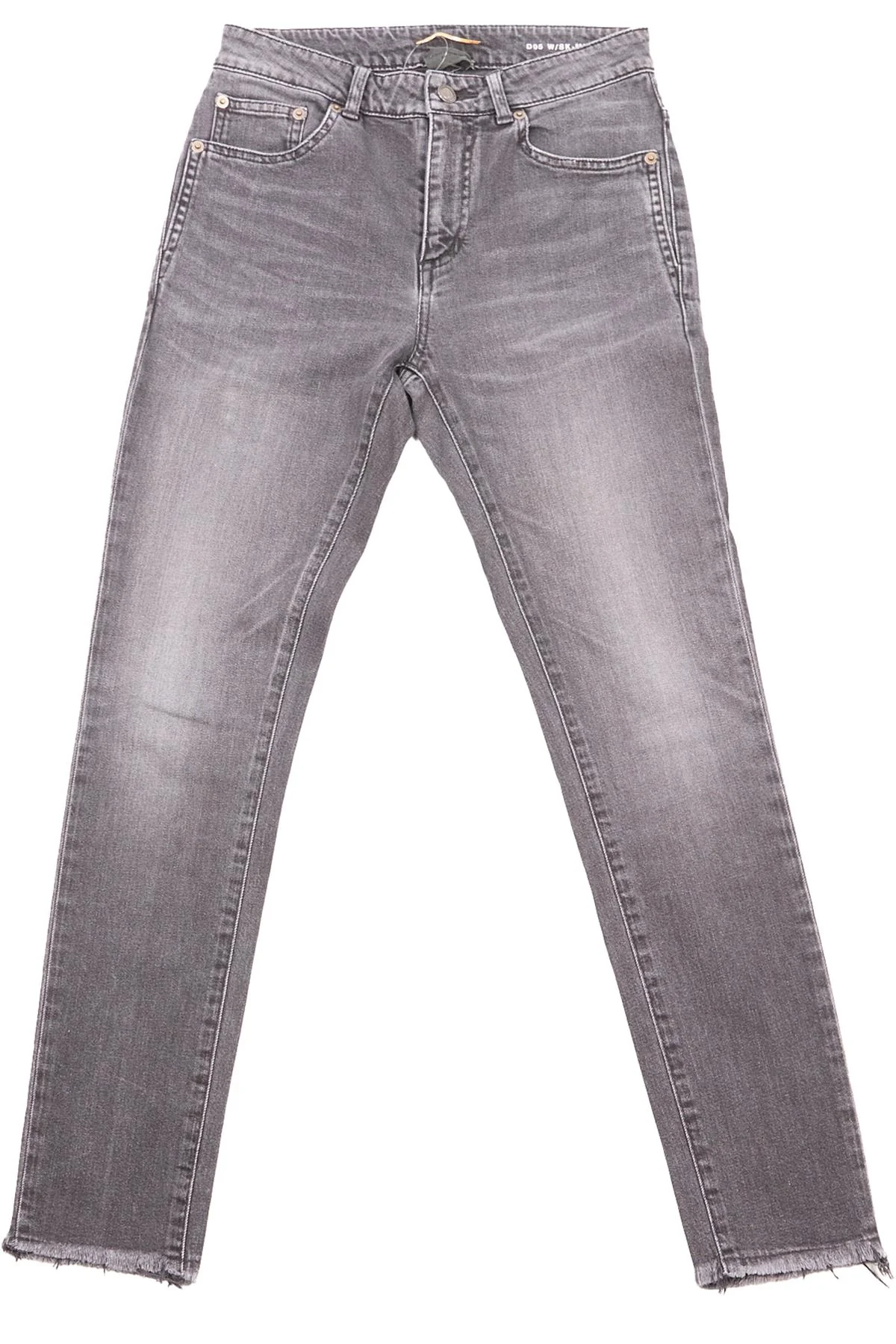 SAINT LAURENT GREY HIGH RISE SKINNY JEANS UK 8 - Image 5