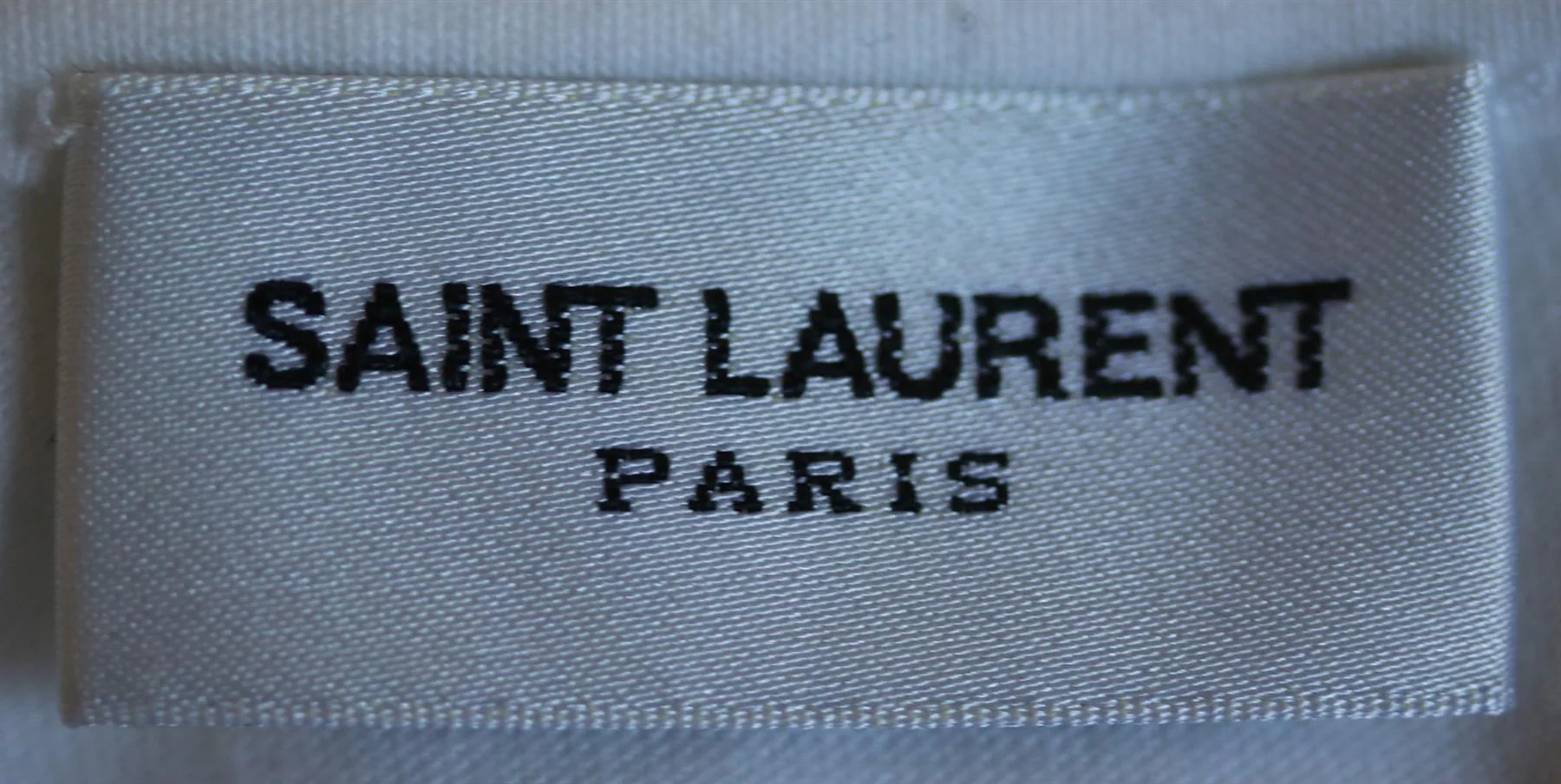 SAINT LAURENT LOVE PRINT COTTON JERSEY T-SHIRT MEDIUM - Image 5