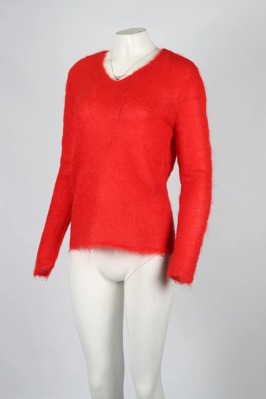 SAINT LAURENT MOHAIR BLEND SWEATER XSMALL - Image 3