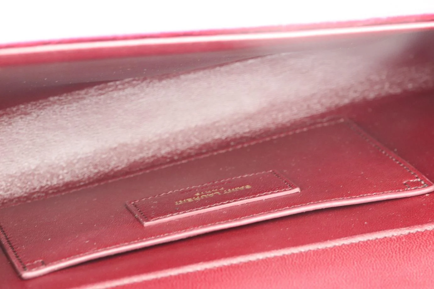 SAINT LAURENT MONOGRAMME EMBELLISHED VELVET CLUTCH - Image 8
