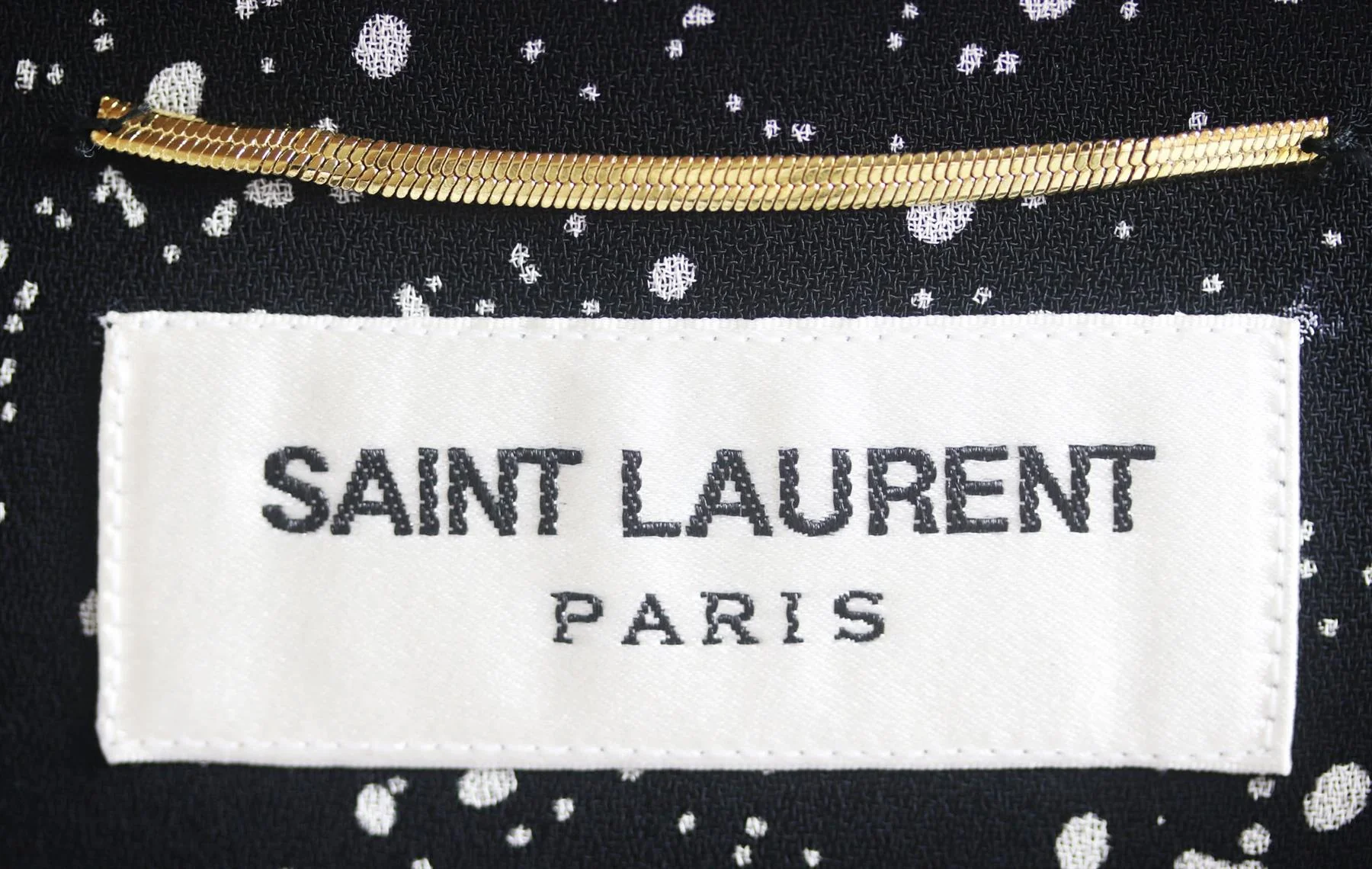 SAINT LAURENT PRINTED PLEATED CREPE MINI SKIRT FR 36 UK 8 - Image 5