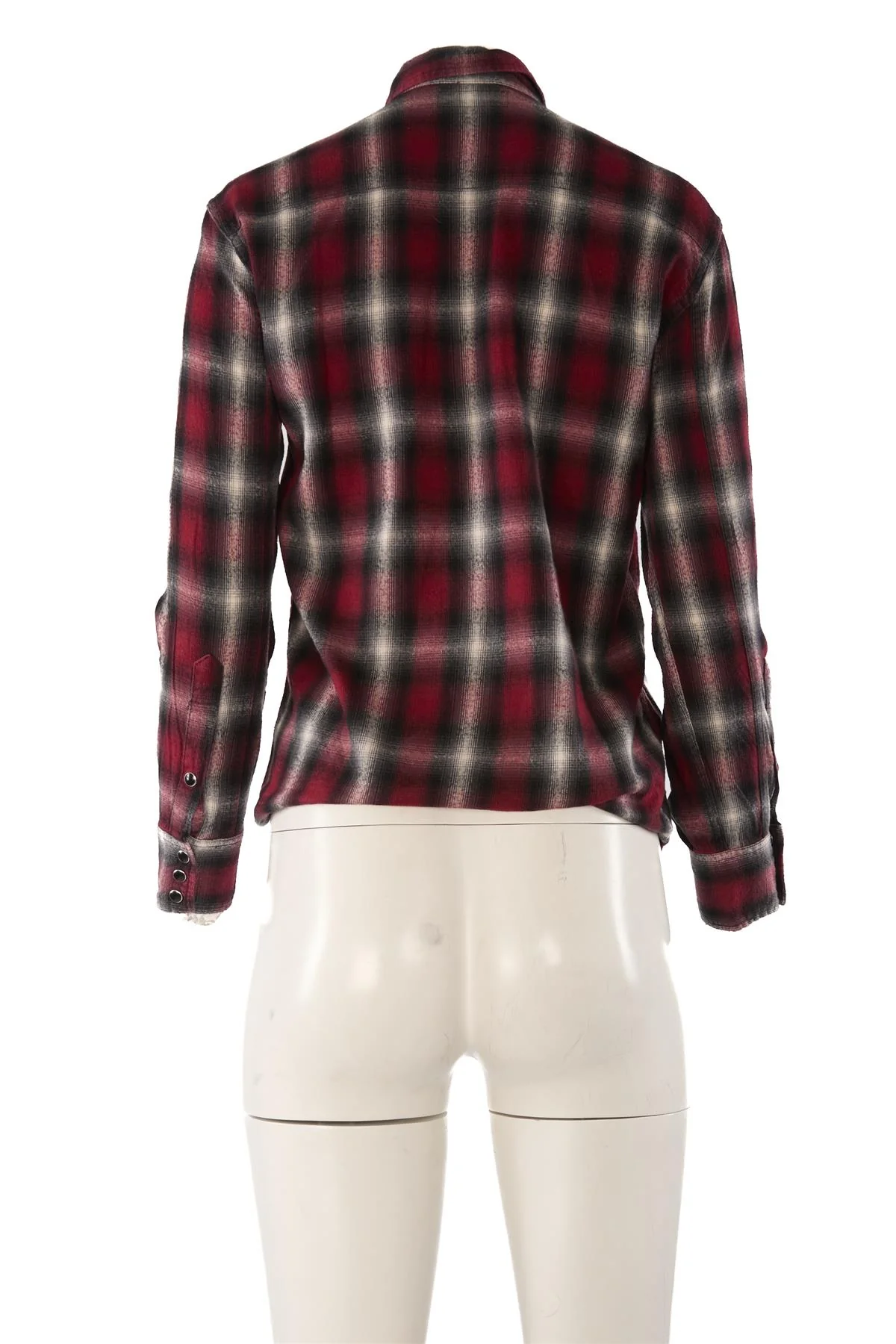 SAINT LAURENT RED COTTON SHIRT FR 36 UK 8 - Image 4
