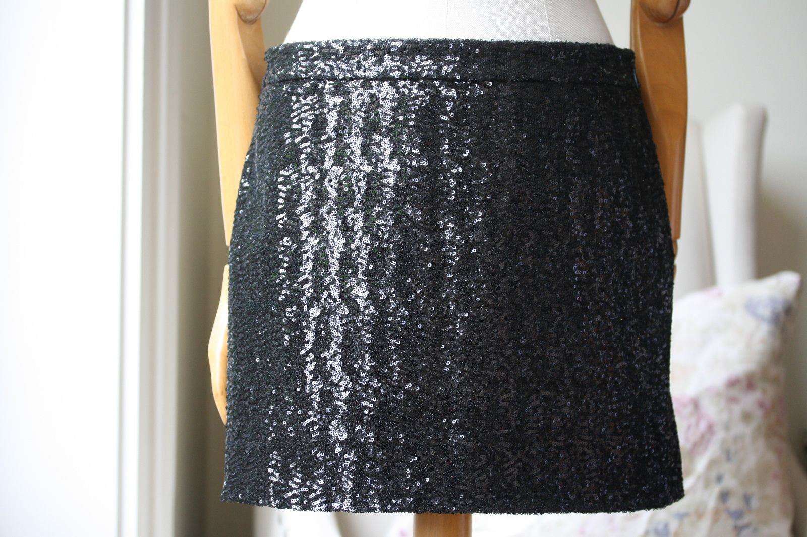 SAINT LAURENT SEQUIN MINI SKIRT FR 38 UK 10 - Image 2