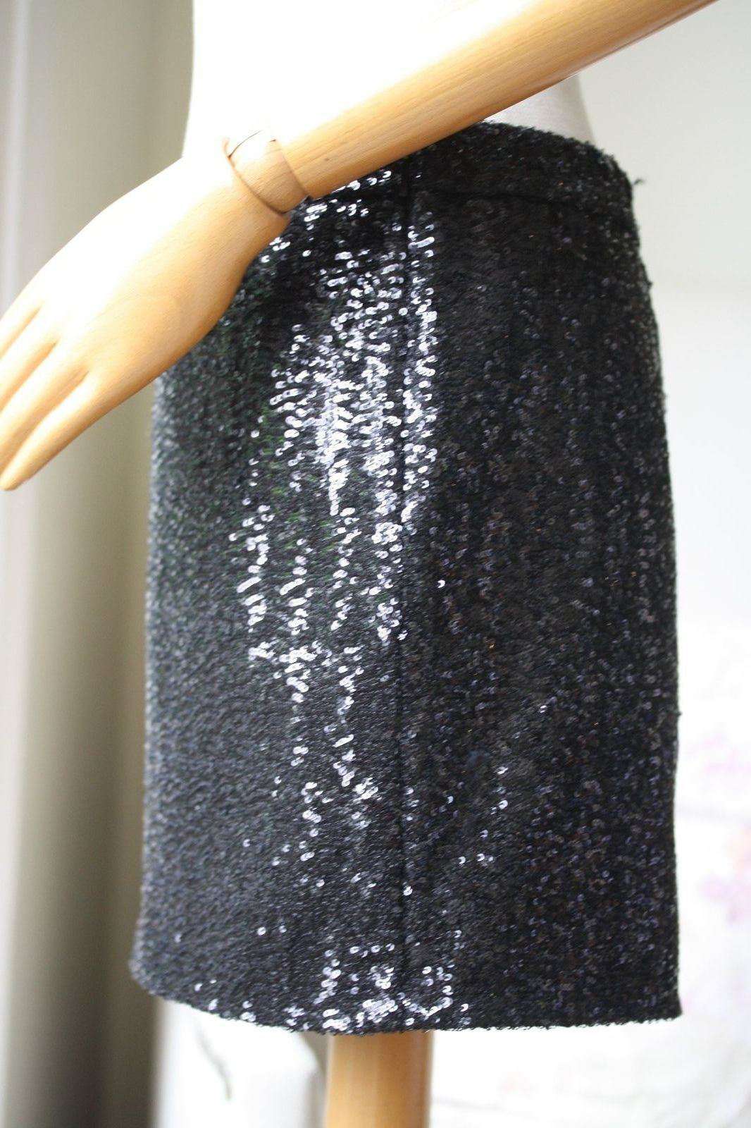 SAINT LAURENT SEQUIN MINI SKIRT FR 38 UK 10 - Image 3