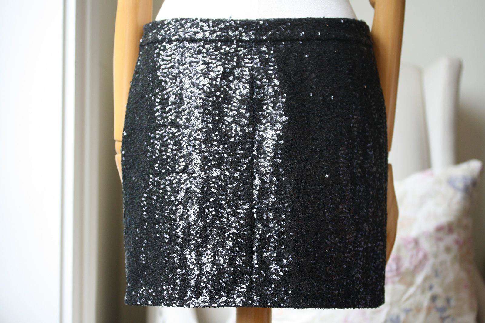 SAINT LAURENT SEQUIN MINI SKIRT FR 38 UK 10 - Image 4