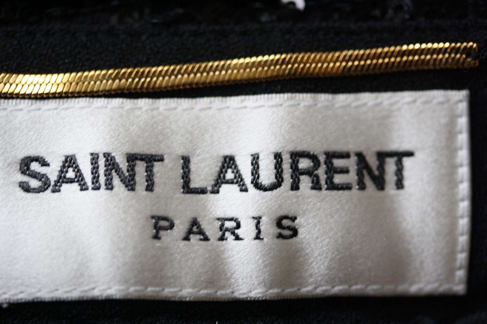 SAINT LAURENT SEQUIN MINI SKIRT FR 38 UK 10 - Image 9
