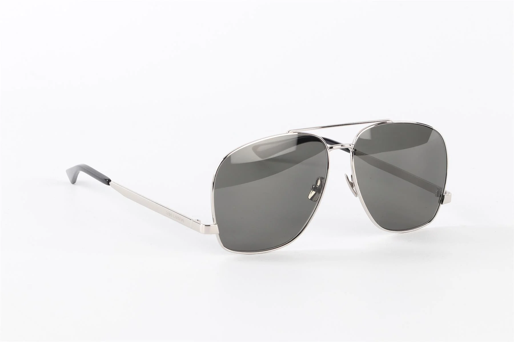 SAINT LAURENT SILVER METAL FRAME SUNGLASSES - Image 2
