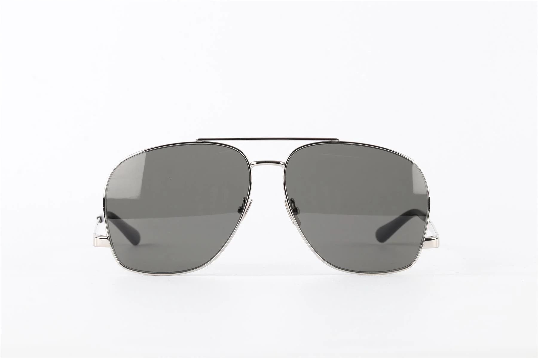SAINT LAURENT SILVER METAL FRAME SUNGLASSES - Image 3