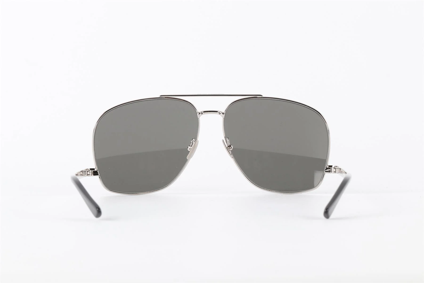 SAINT LAURENT SILVER METAL FRAME SUNGLASSES - Image 4