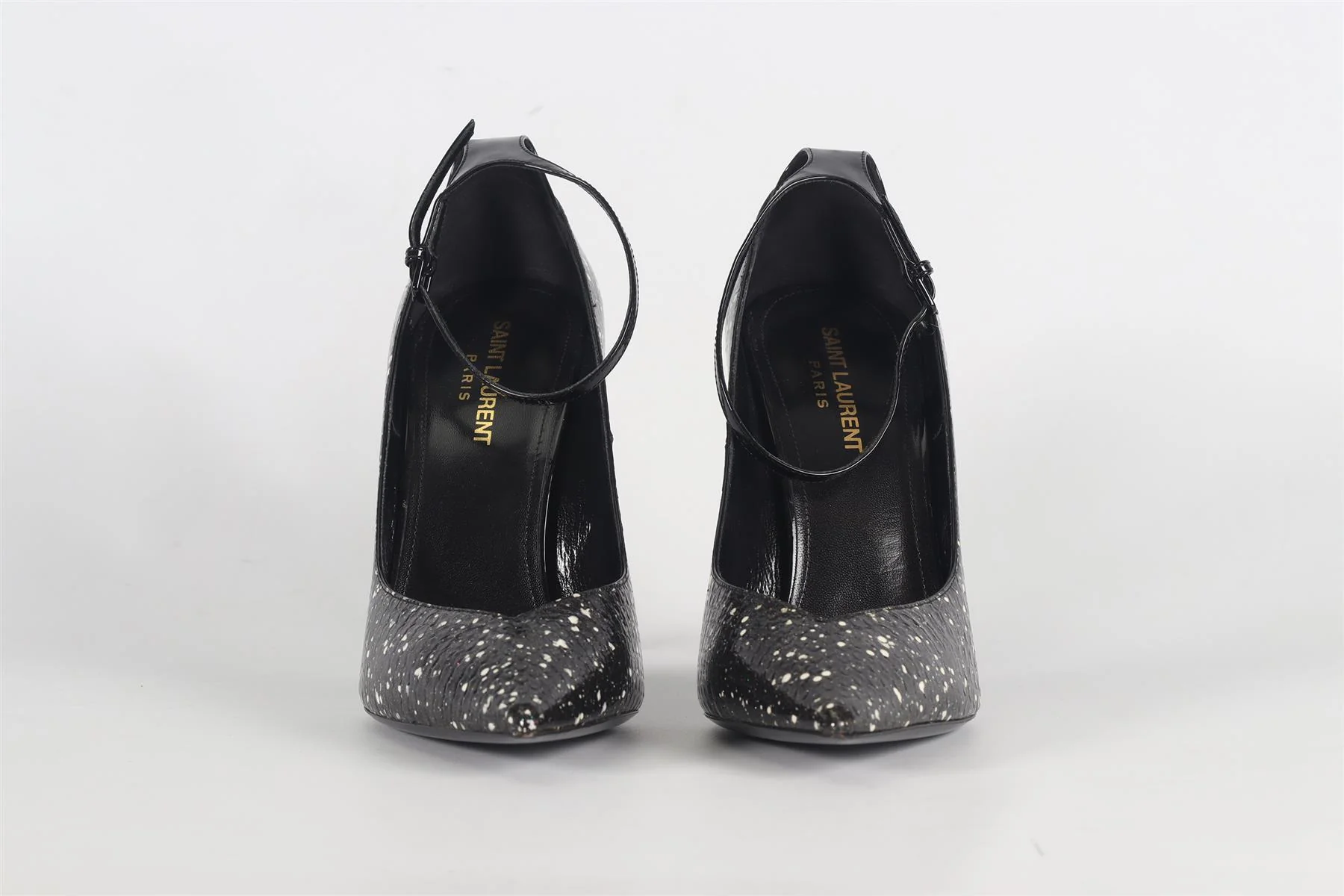 SAINT LAURENT SNAKE EFFECT LEATHER PUMPS EU 39 UK 6 US 9 - Image 3
