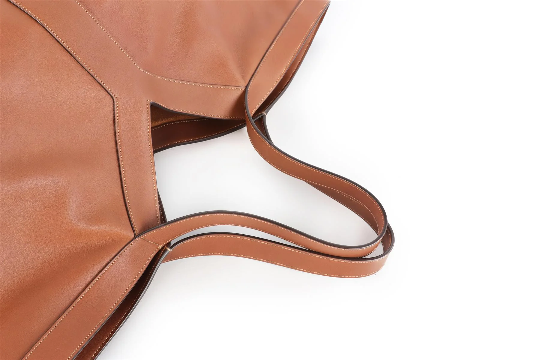 SAINT LAURENT TAN Y LEATHER TOTE BAG - Image 9