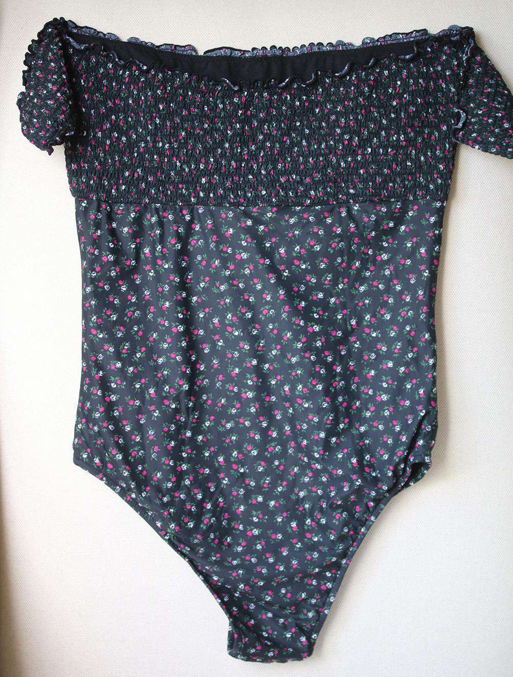 SALINAS ISA AMBRA FLORAL PRINT OFF THE SHOULDER SWIMSUIT LARGE - Image 3