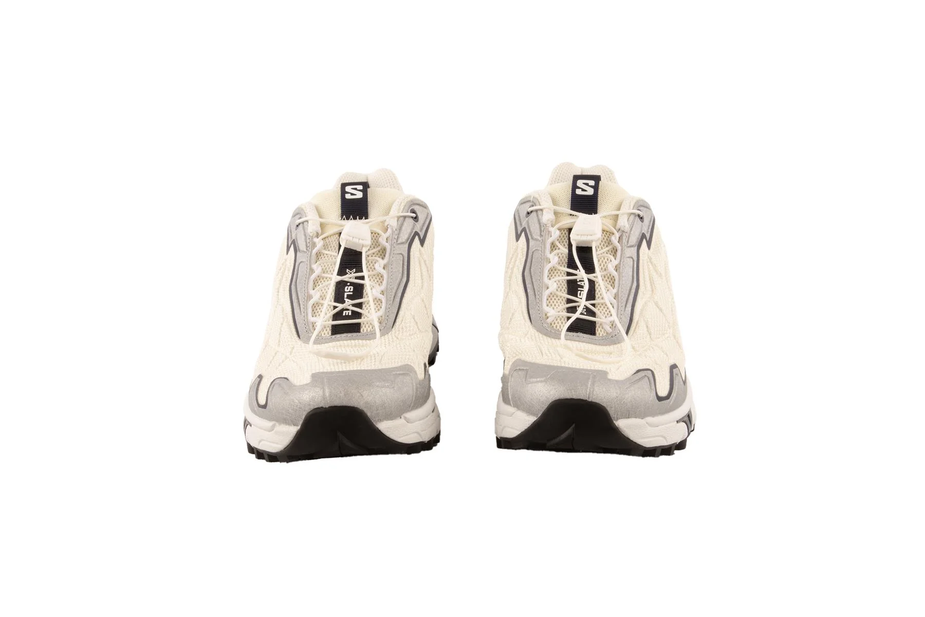 SALOMON IVORY XT-SLATE VANILLA ICE/SILVER/MARITIME BLUE SNEAKERS UK 6 EU 39 US 9 - Image 3