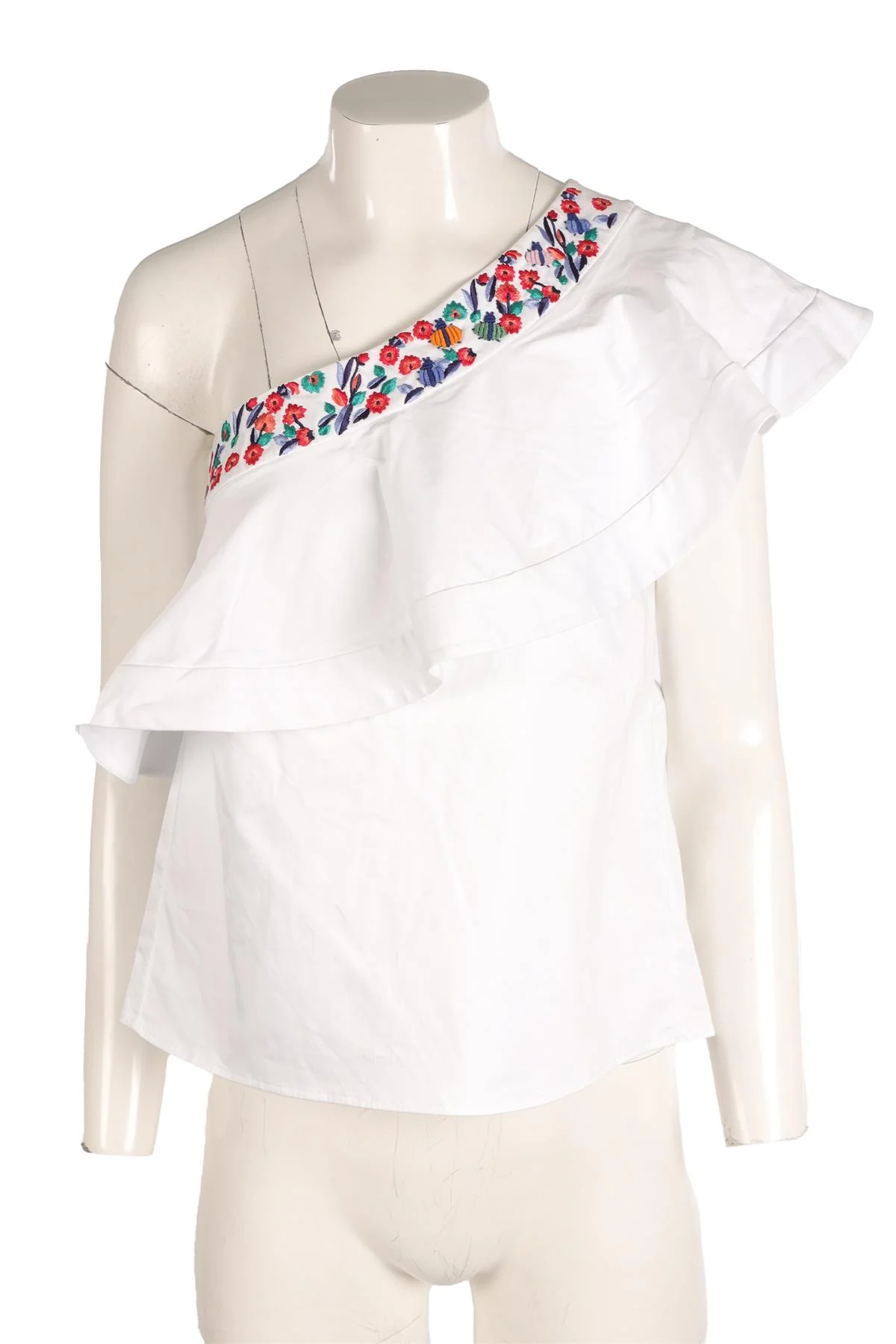 SALONI WHITE COTTON TOP US 2 UK 6 - Image 2