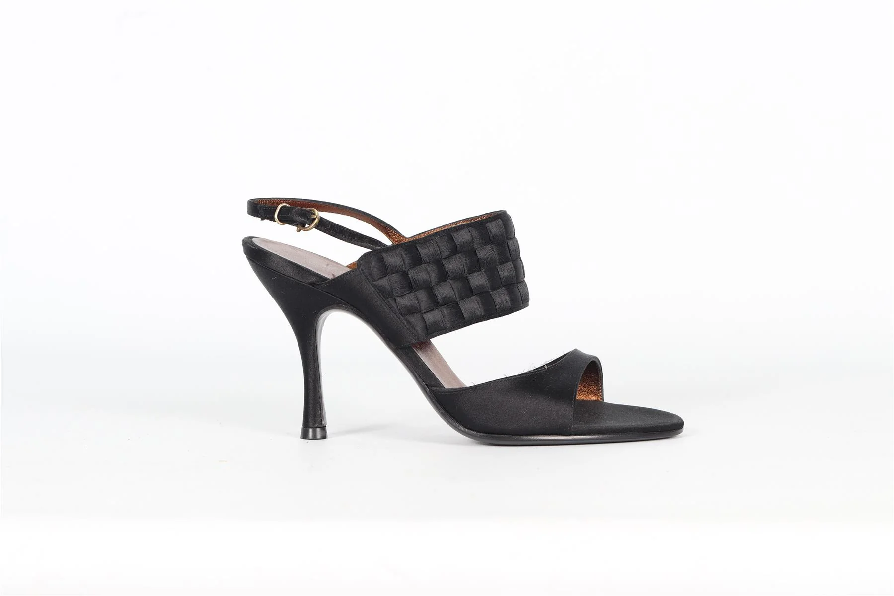 SALVATORE FERRAGAMO SATIN SANDALS EU 37 UK 4 US 7 - Image 2