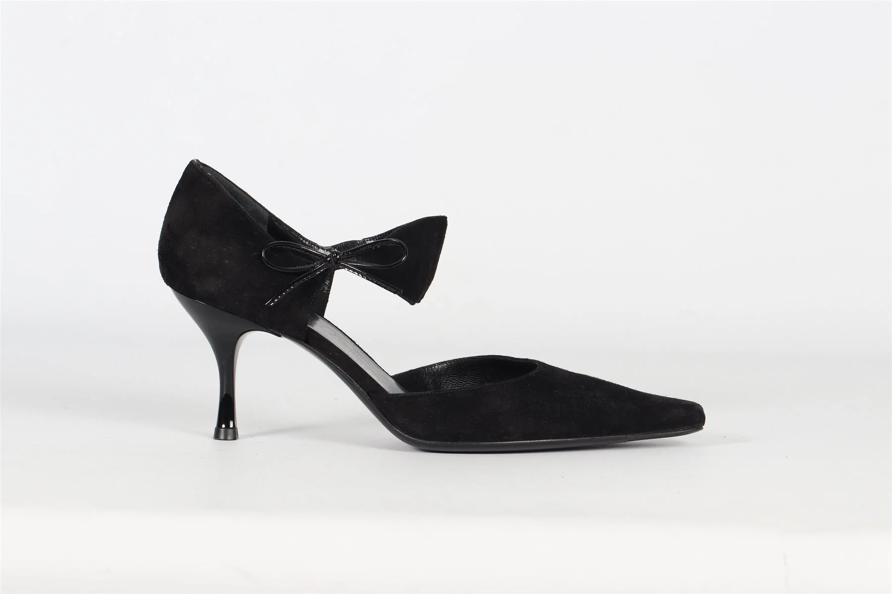 SALVATORE FERRAGAMO SUEDE PUMPS EU 36.5 UK 3.5 US 6.5 - Image 2