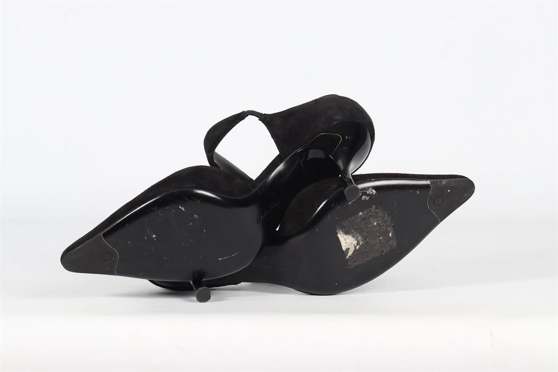 SALVATORE FERRAGAMO SUEDE PUMPS EU 36.5 UK 3.5 US 6.5 - Image 5