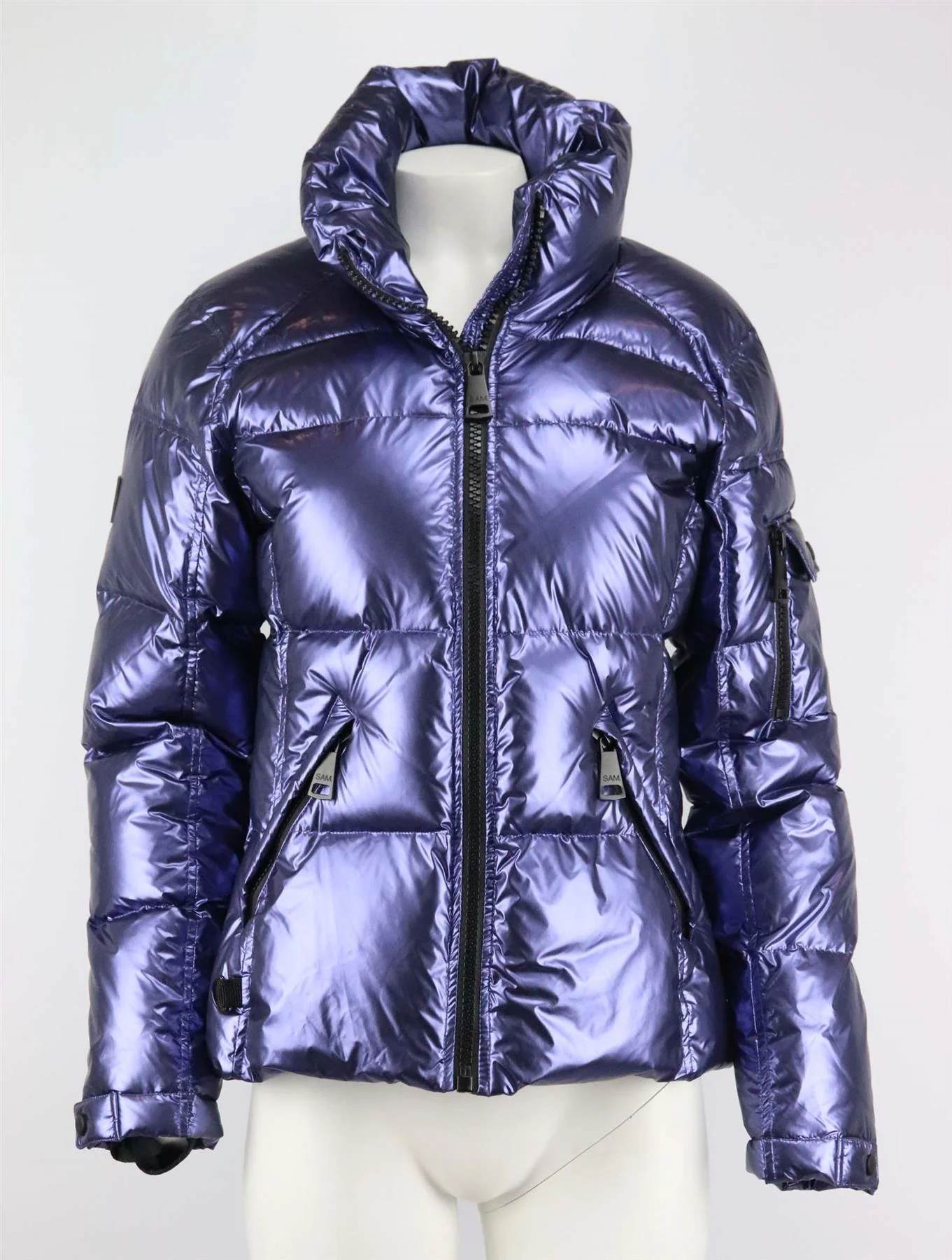 SAM. NYC QUILTED SHELL DOWN JACKET LARGE - Image 2