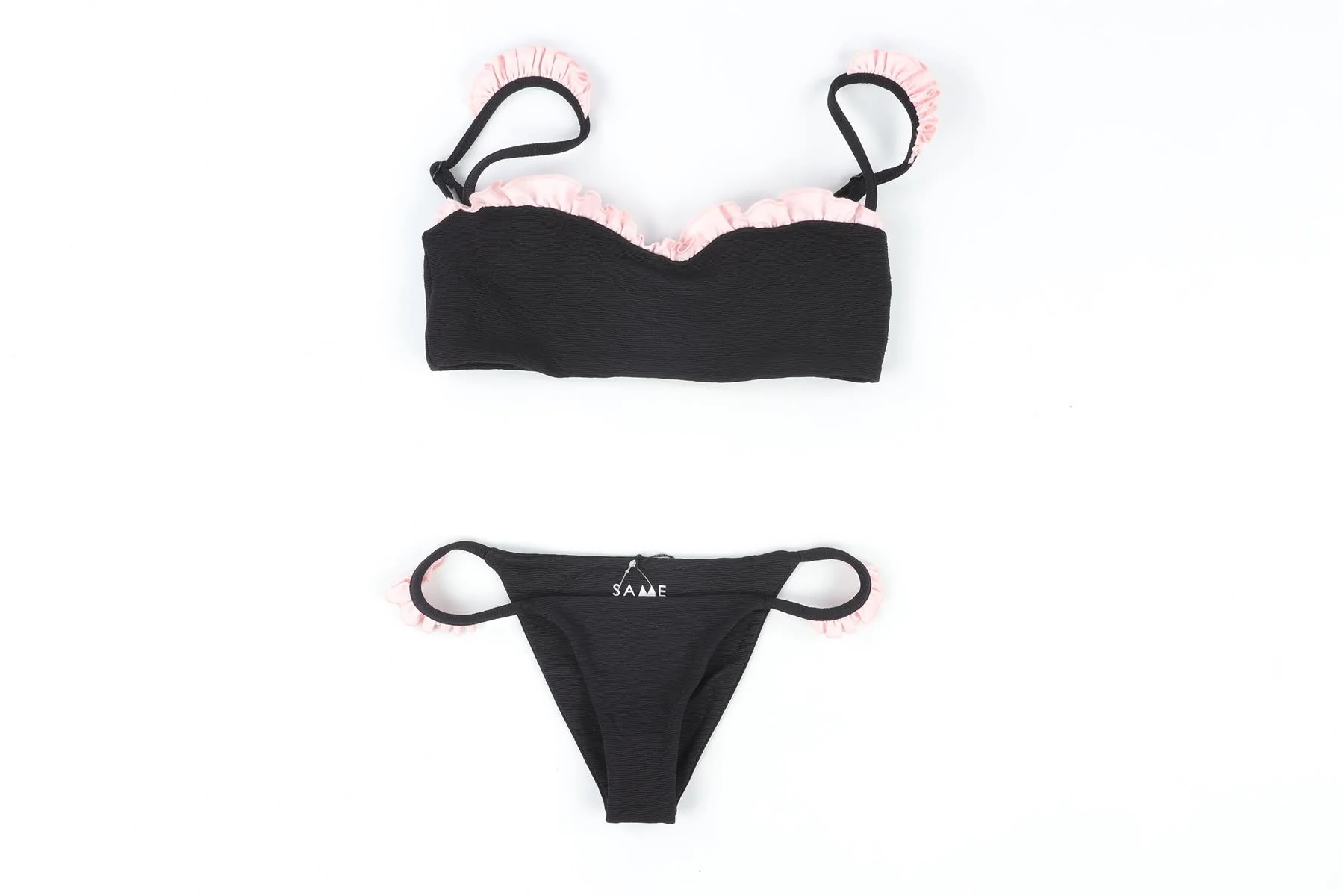 SAME LOS ANGELES BLACK BIKINI SMALL-MEDIUM - Image 2
