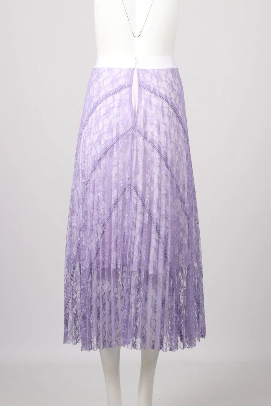 SANDRO LACE MIDI SKIRT UK 8 - Image 4