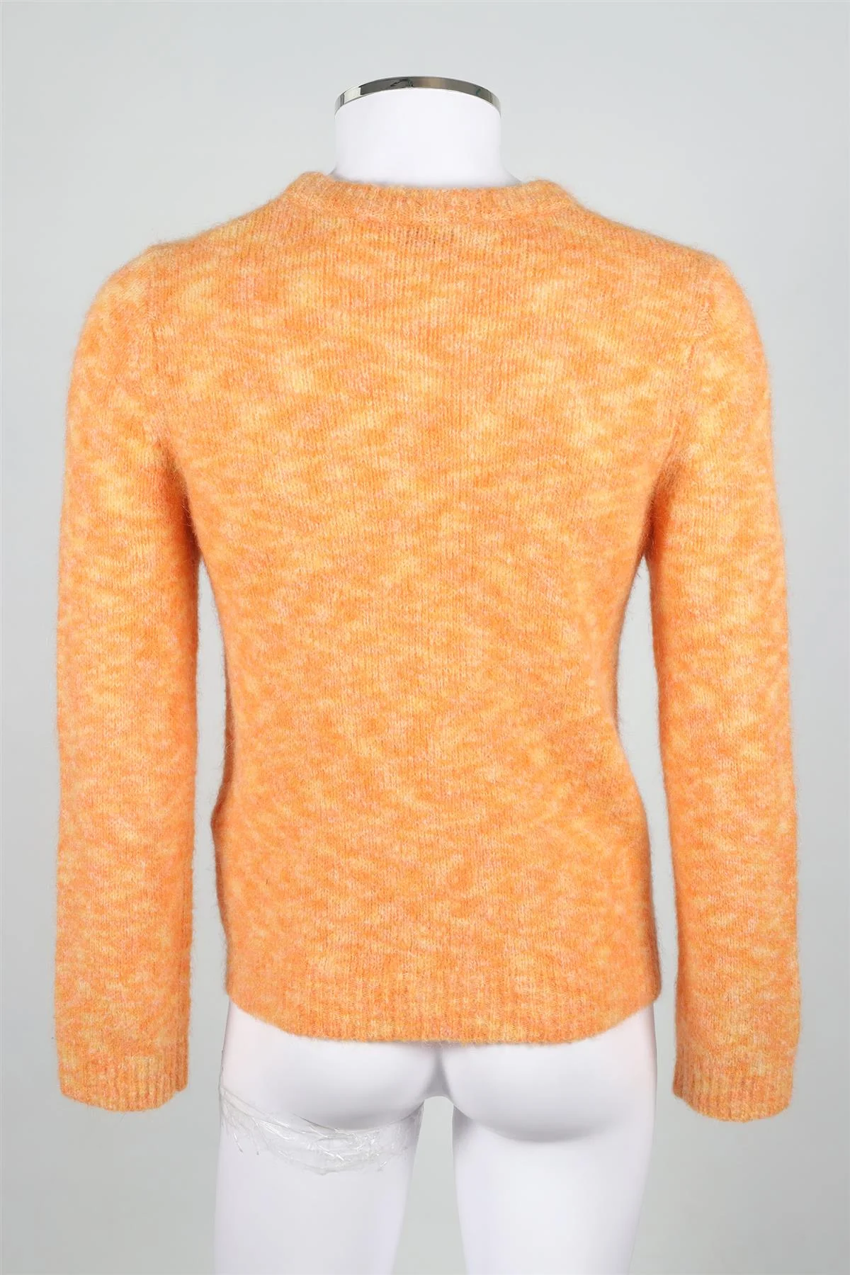 SANDRO ORANGE MEN'S WOOL SWEATER MEDIUM - Image 4