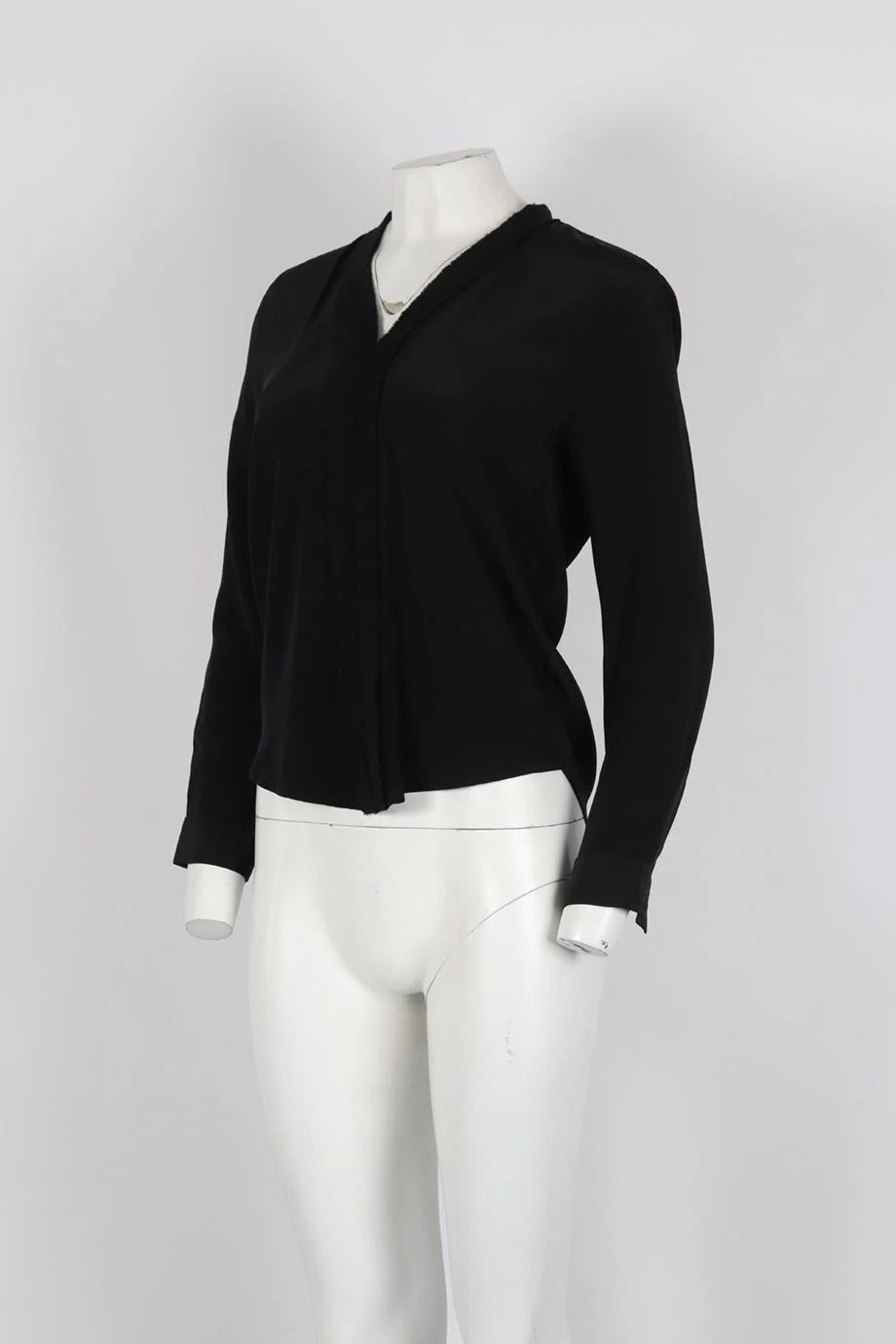 SANDRO WOOL AND SILK BLEND TOP SMALL - Image 3