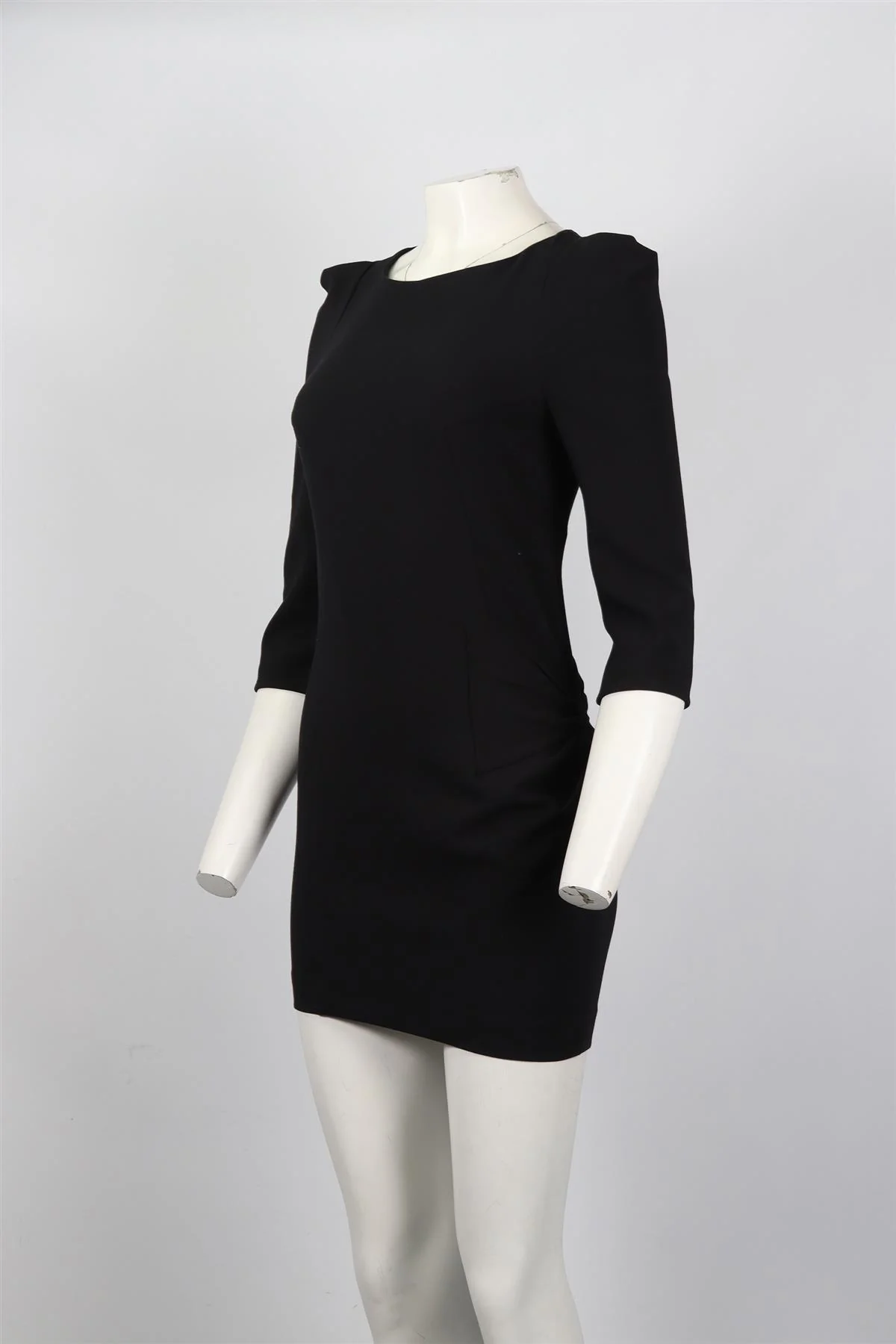 SANDRO WOVEN MINI DRESS UK 8 - Image 3