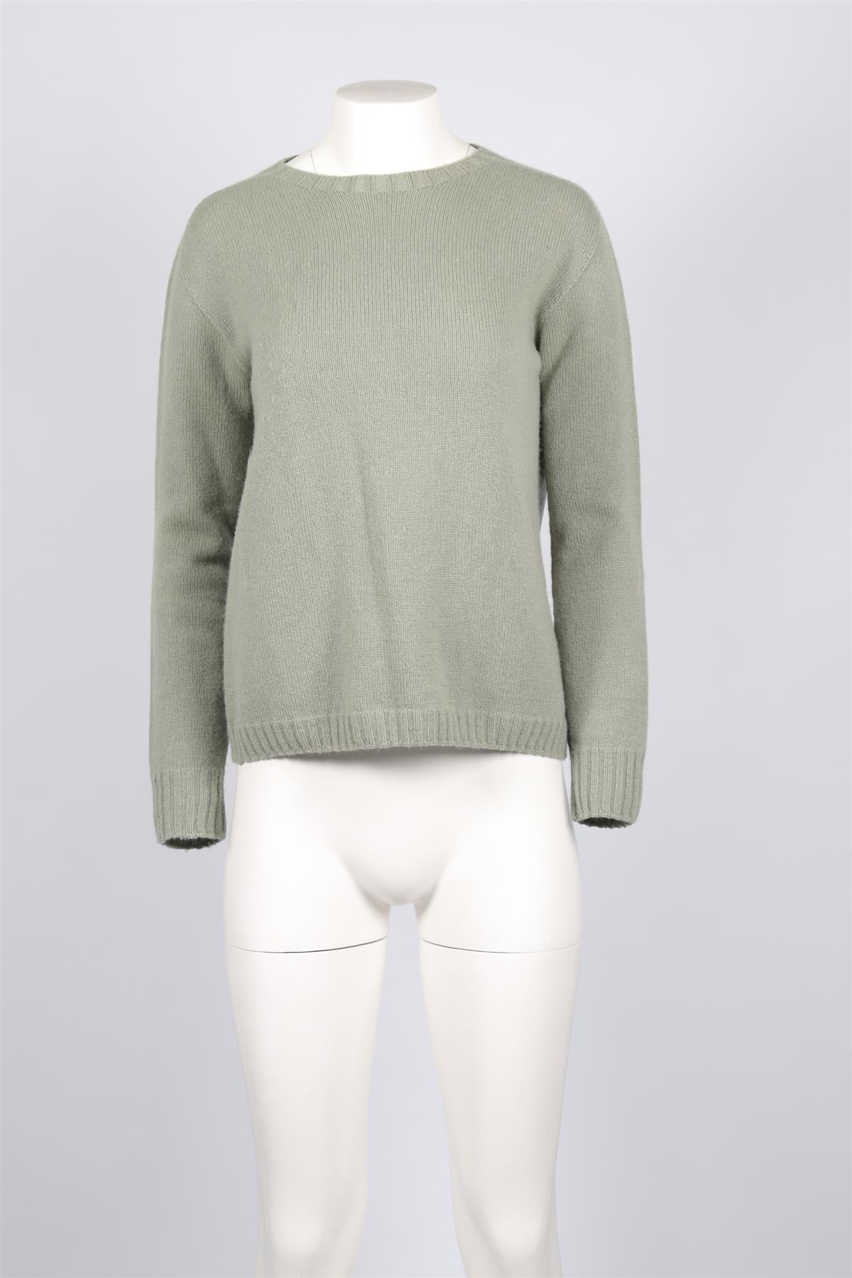 SAVERIO PALATELLA GREEN CASHMERE SWEATER IT 42 UK 10 - Image 2