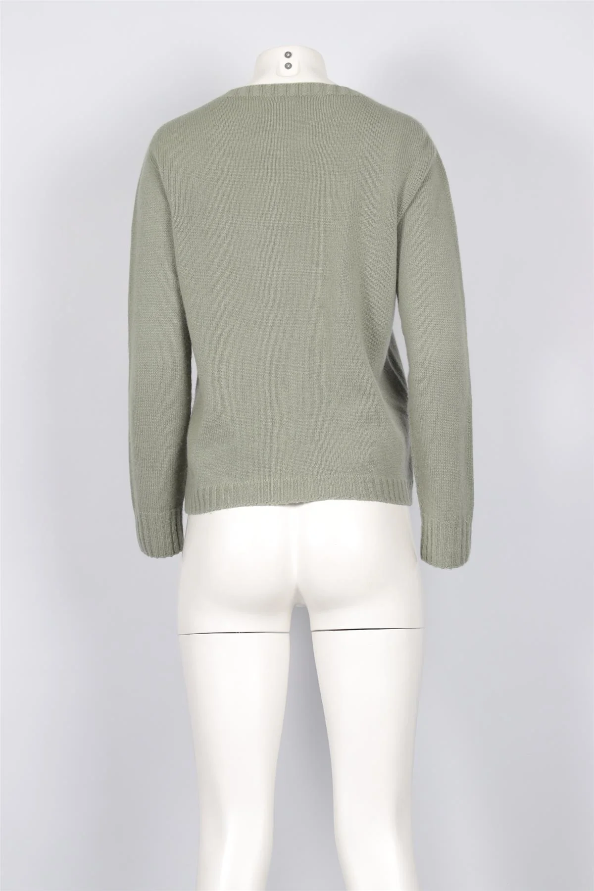 SAVERIO PALATELLA GREEN CASHMERE SWEATER IT 42 UK 10 - Image 4