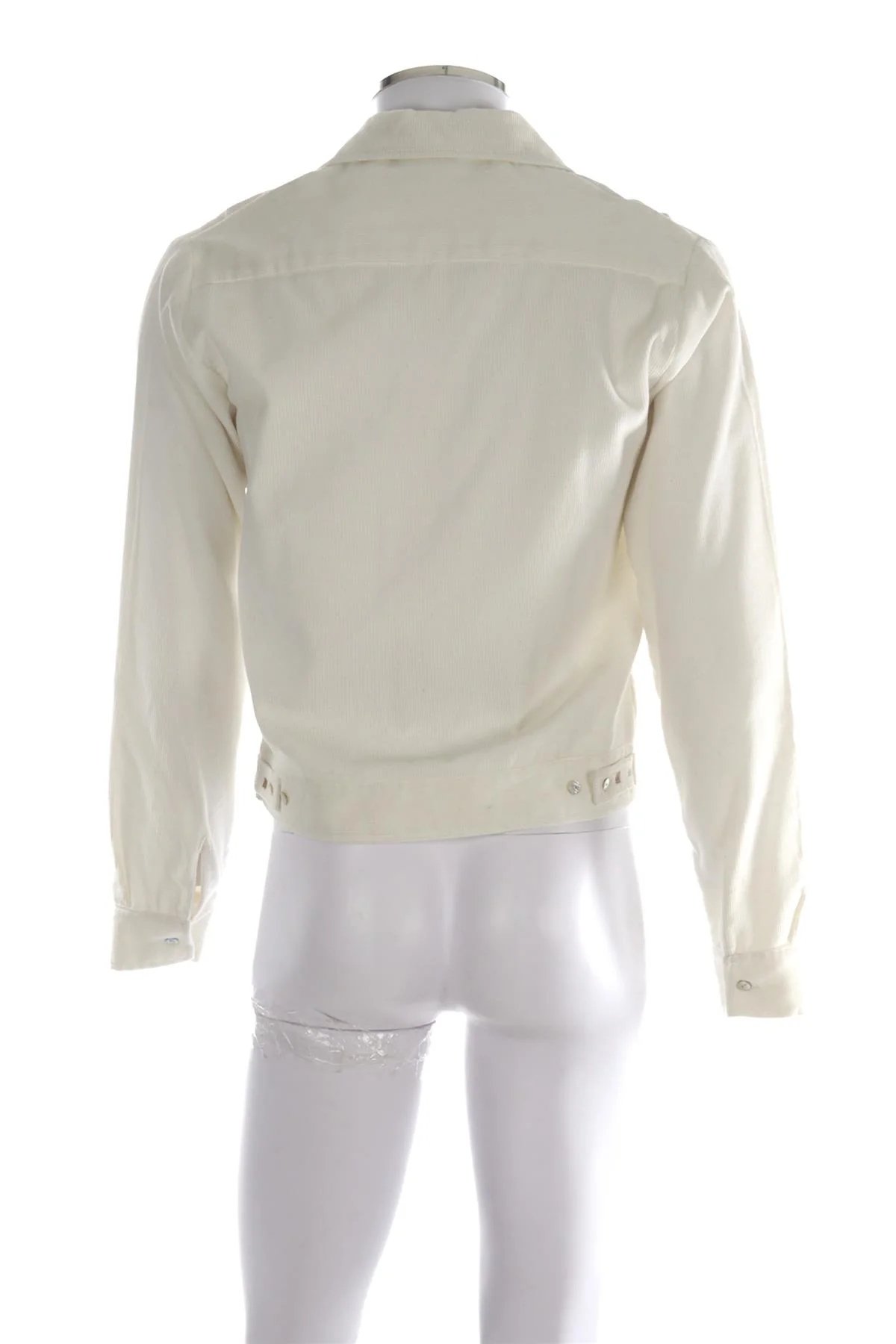 SCOTT FRASER COLLECTION WHITE MEN'S CORDUROY JACKET XSMALL - Image 4