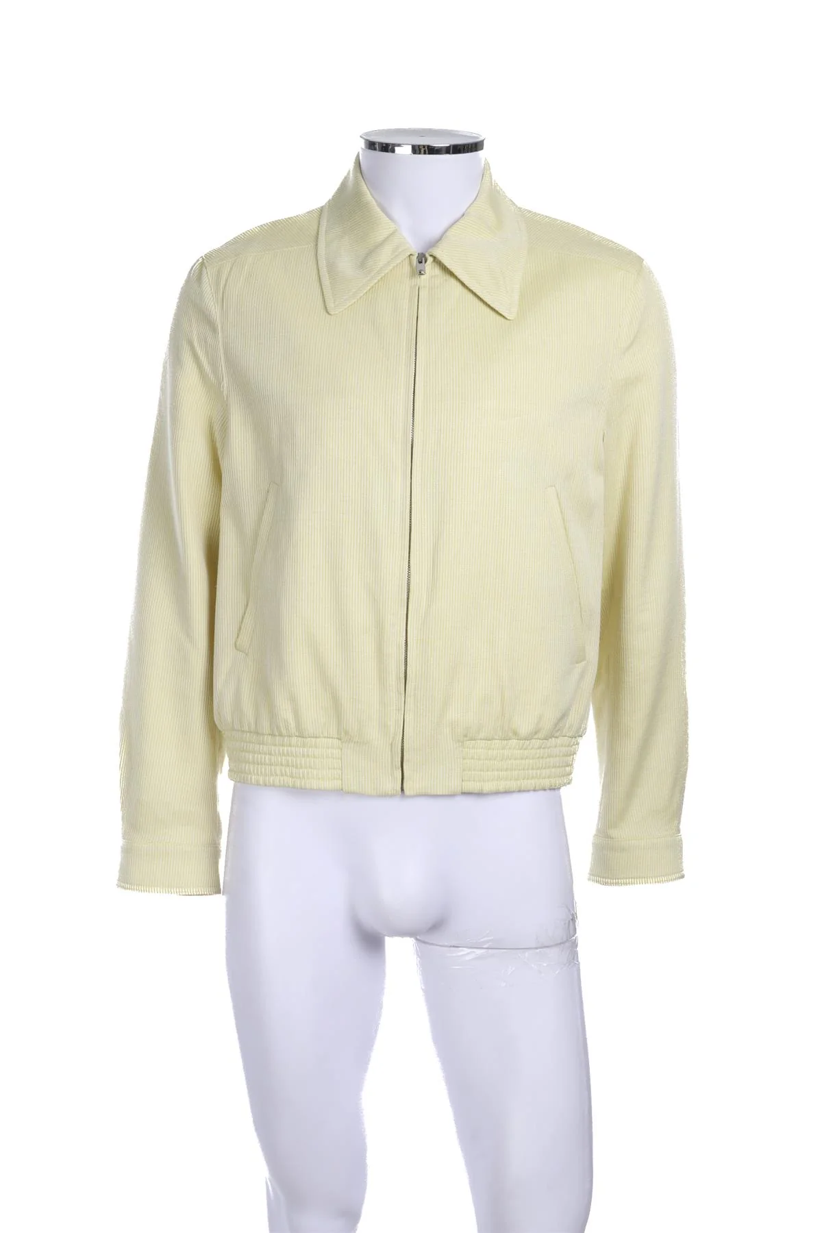 SECOND/LAYER YELLOW MENS WOOL JACKET IT 48 UK 38 - Image 2