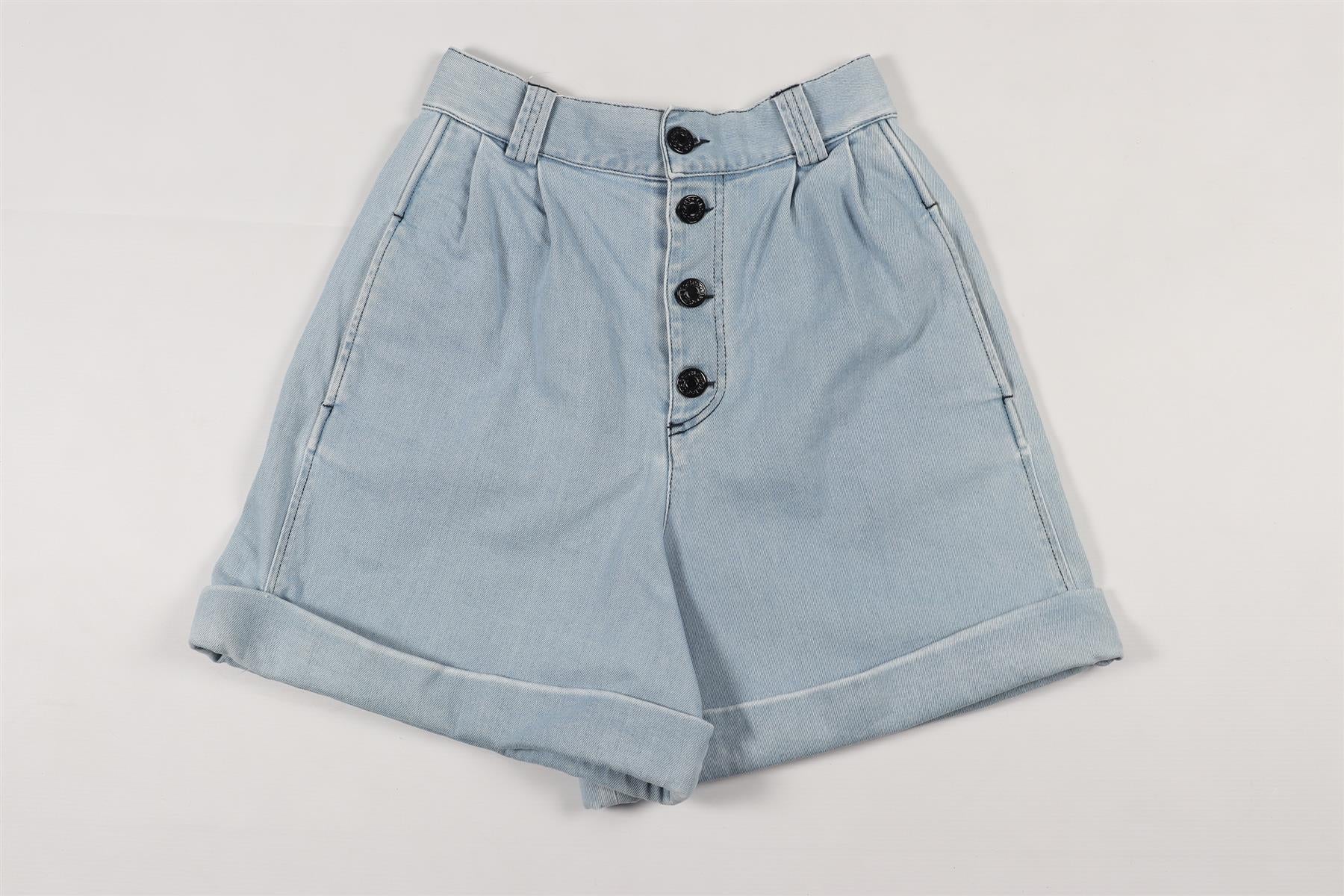 SEE BY CHLOÉ BLUE DENIM SHORTS FR 34 UK 6 - Image 2