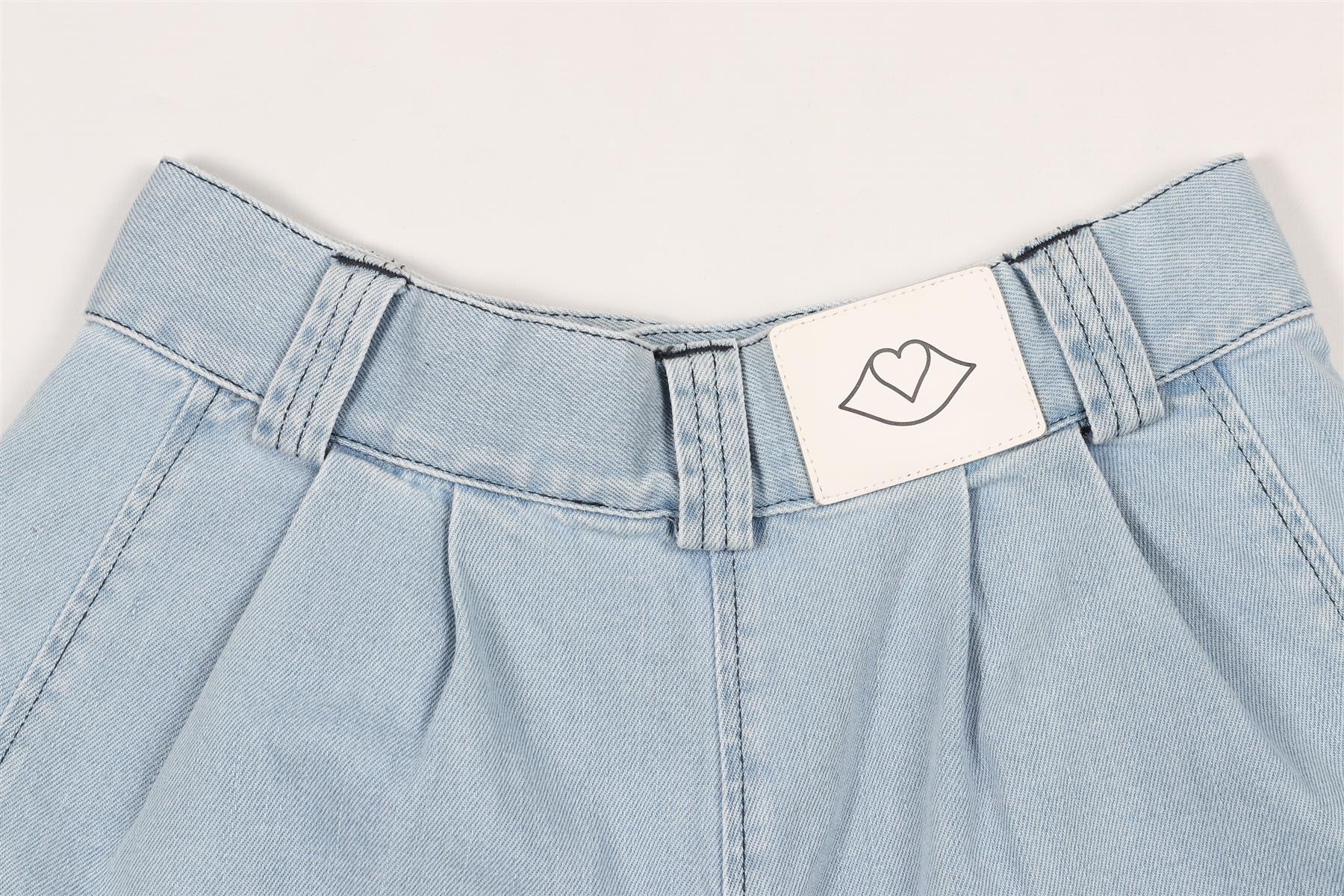 SEE BY CHLOÉ BLUE DENIM SHORTS FR 34 UK 6 - Image 5