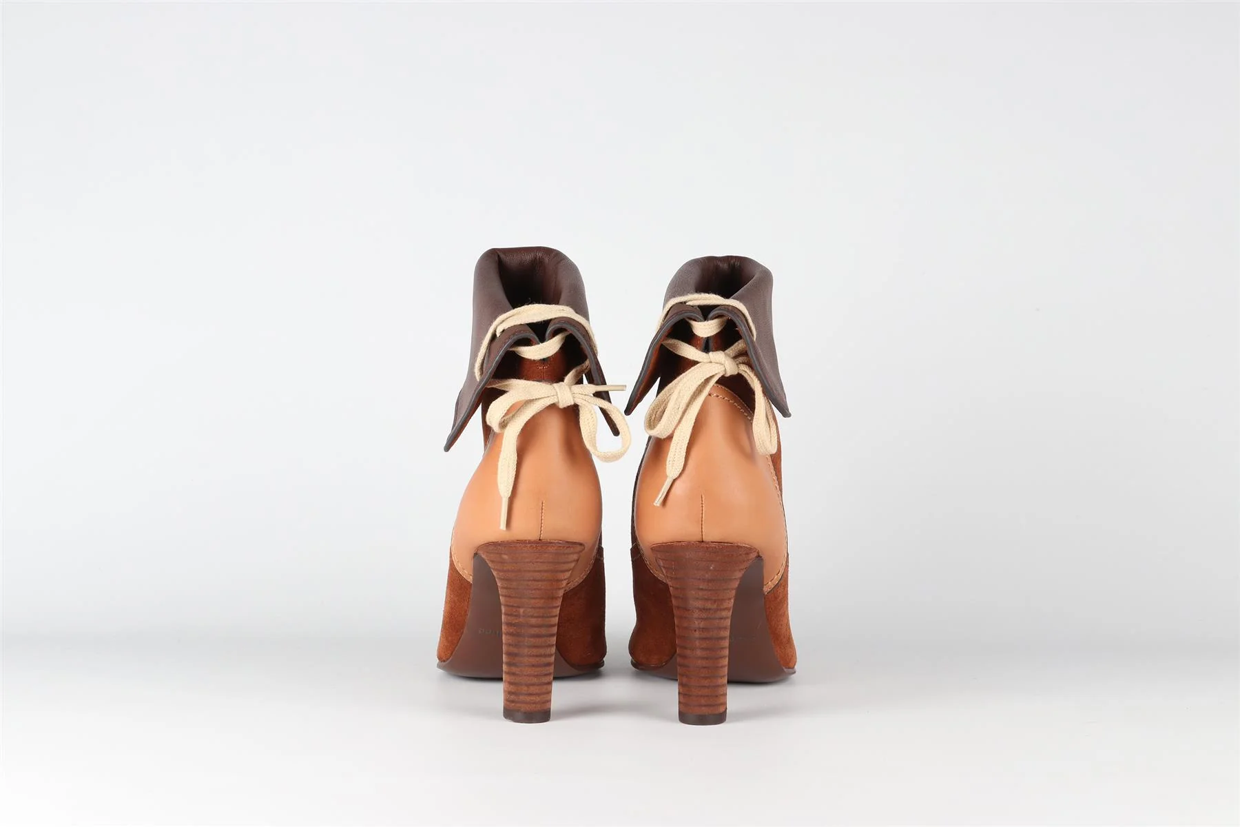 SEE BY CHLOÉ BROWN SUEDE ANKLE BOOTS EU 40 UK 7 US 10 - Image 5