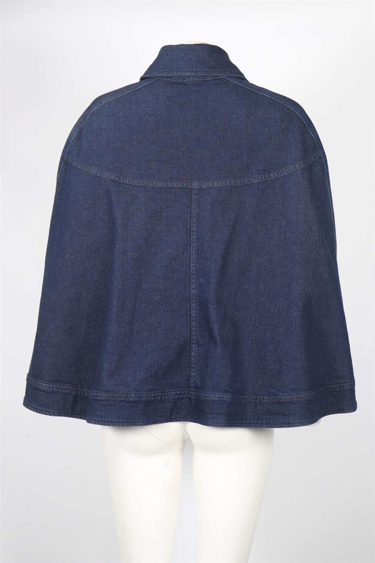 SEE BY CHLOÉ DENIM PONCHO FR 40 UK 12 - Image 4