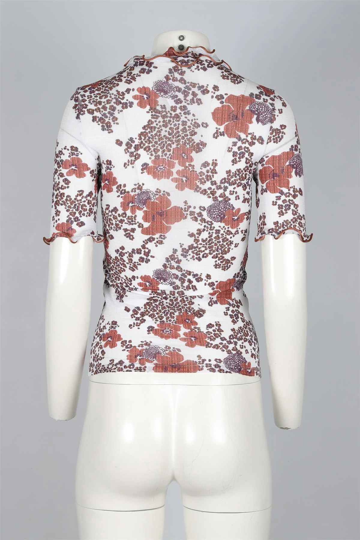 SEE BY CHLOÈ WHITE KNIT TOP XSMALL - Image 4
