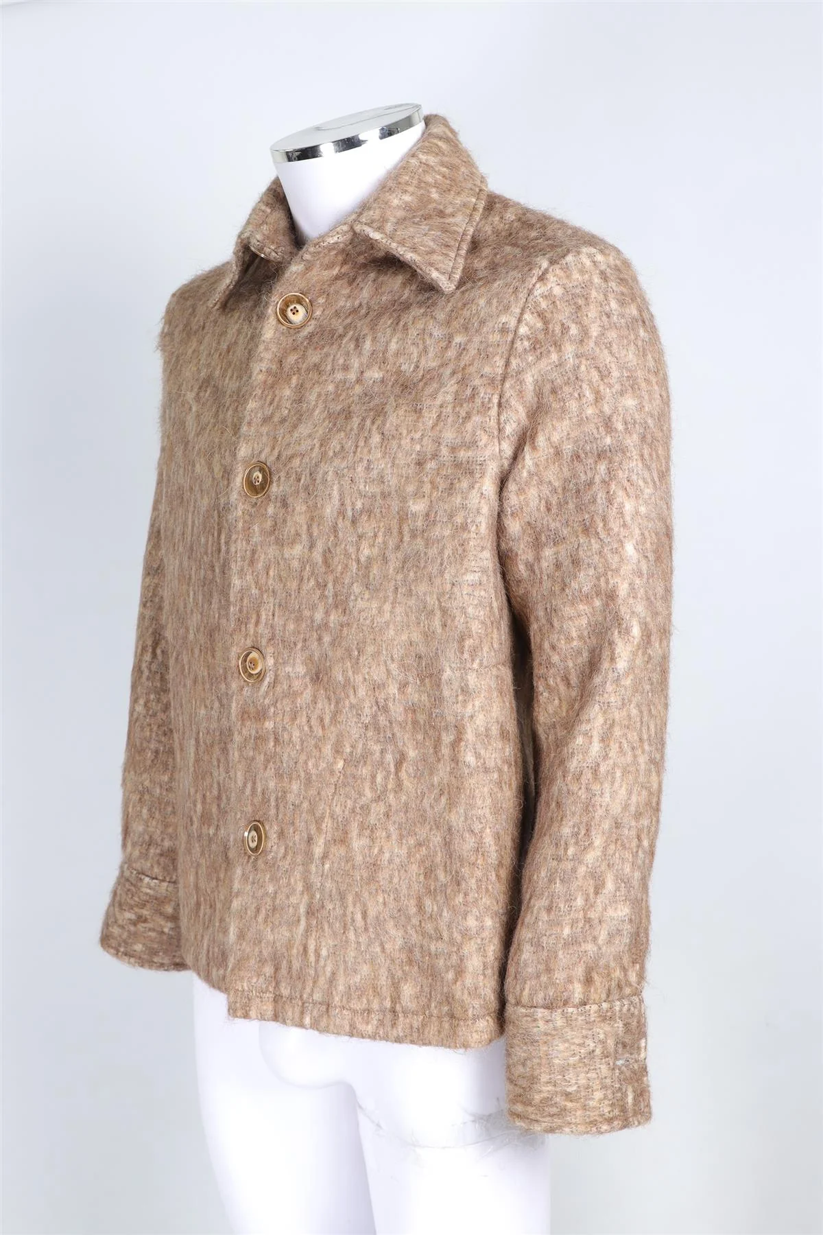 SEFR BEIGE MEN'S COTTON JACKET SMALL - Image 3