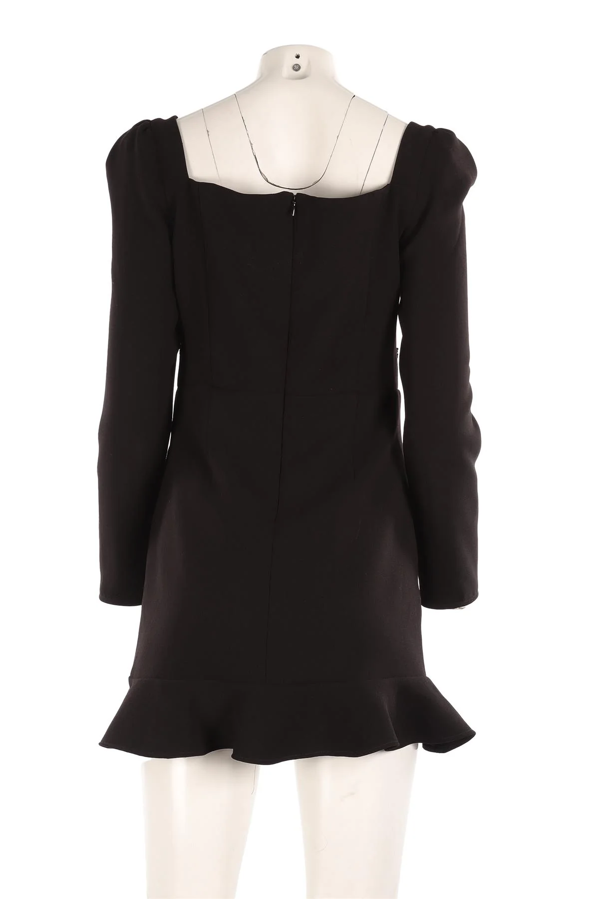 SELF-PORTRAIT BLACK KNIT MINI DRESS UK 14 - Image 4