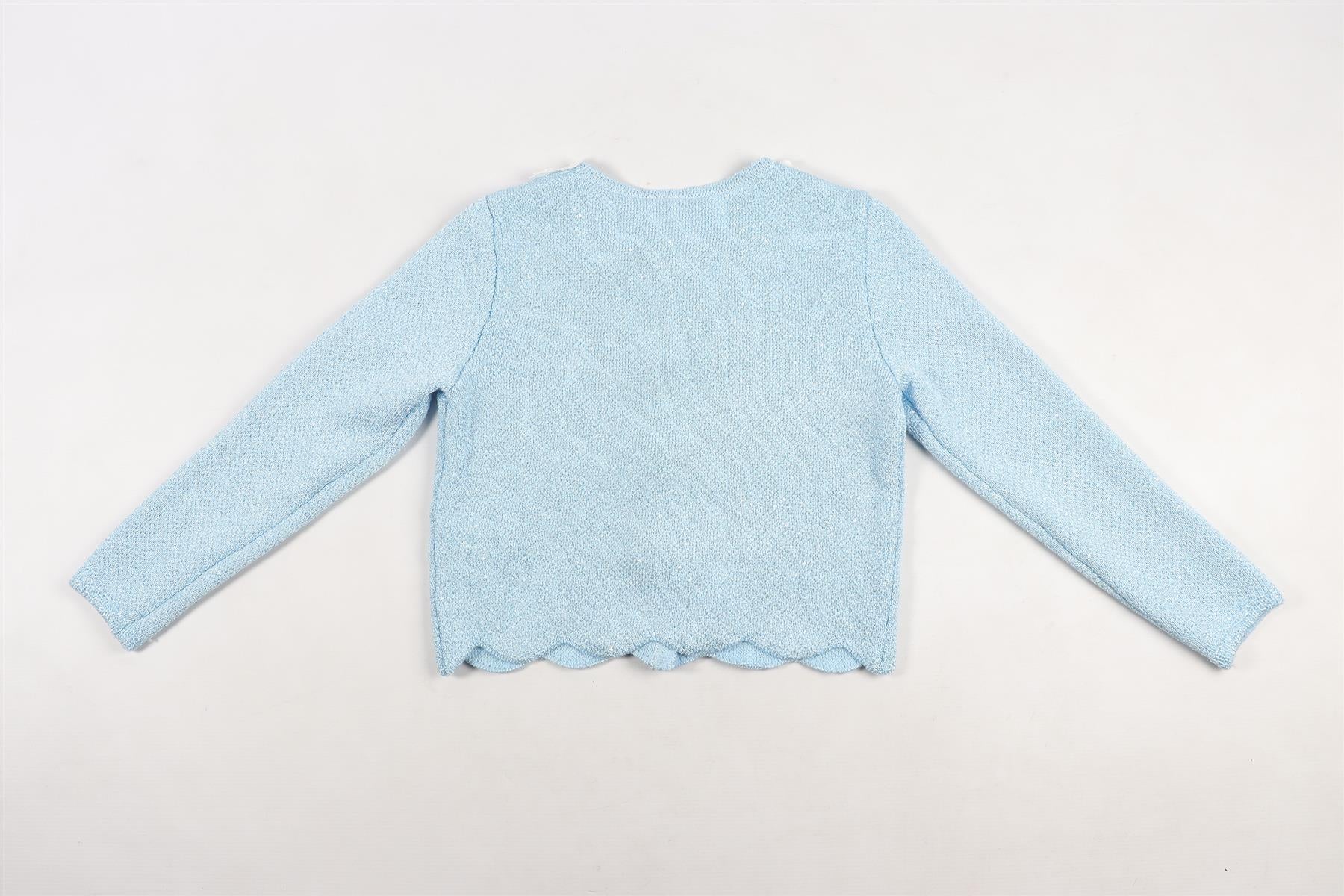 SELF-PORTRAIT BLUE KIDS GIRLS KNIT CARDIGAN 10-12 YEARS - Image 4