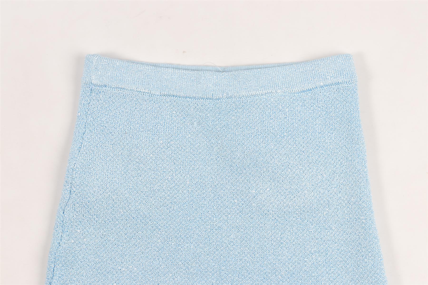 SELF-PORTRAIT BLUE KIDS GIRLS KNIT SKIRT 10-12 YEARS - Image 5