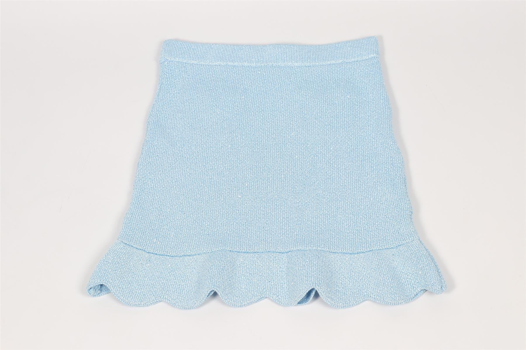 SELF-PORTRAIT BLUE KIDS GIRLS KNIT SKIRT 10-12 YEARS - Image 5